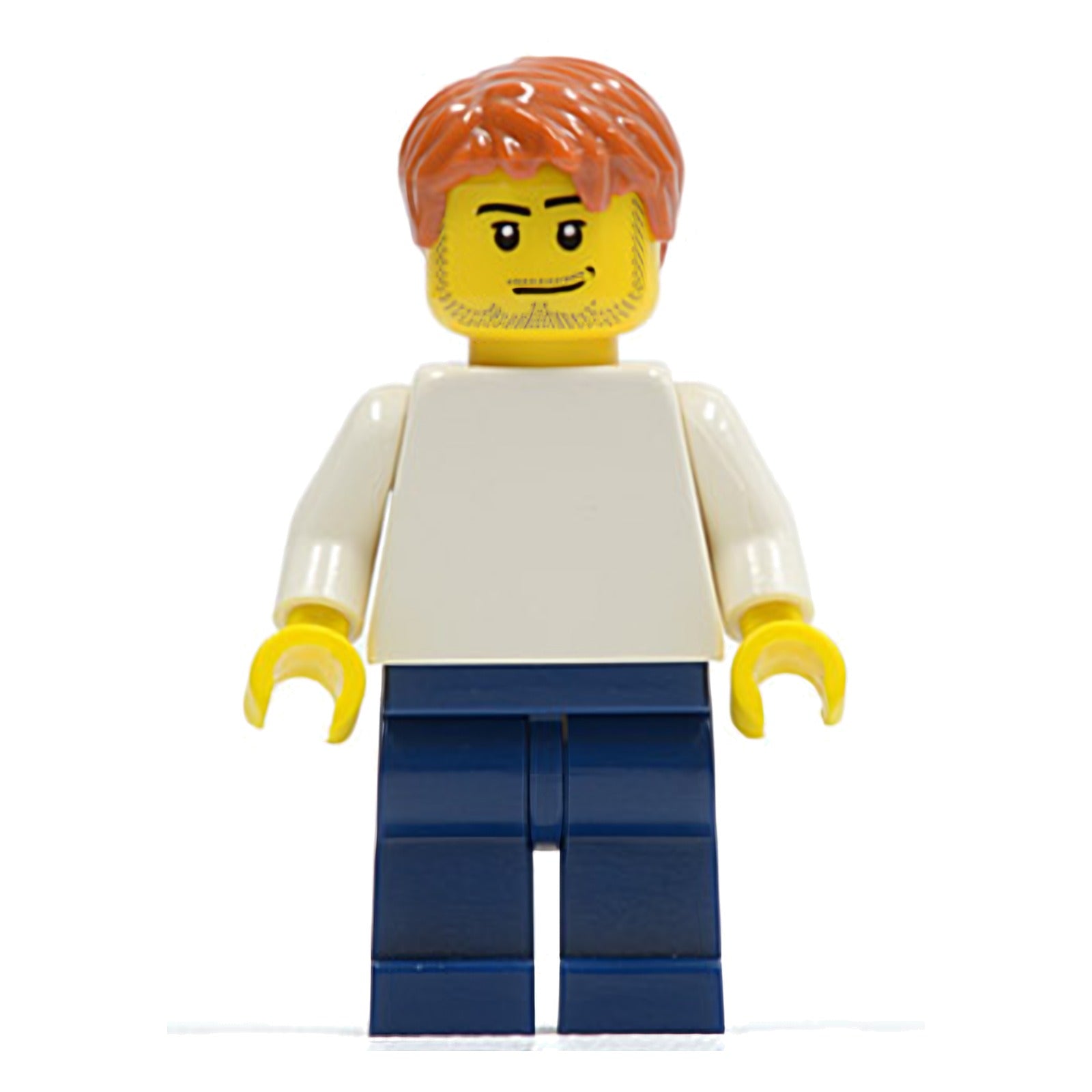 LEGO Minifigur LEGO Brand Store Male, Plain White Torso, Stubble (no (tls067)