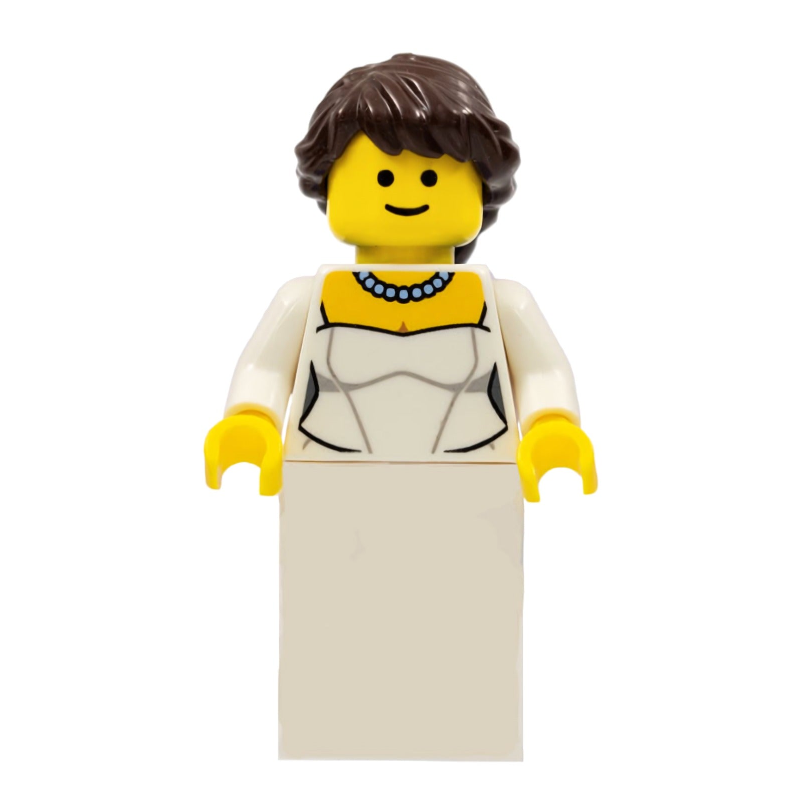 LEGO Minifigur Bride, Wedding Dress with Necklace – Town (twn157) – neu