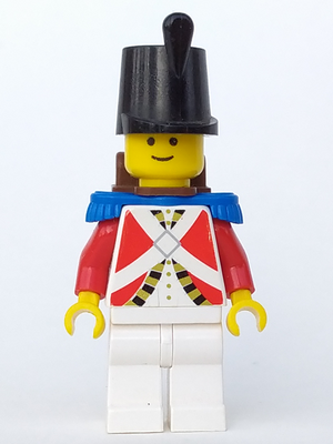 LEGO Minifigur Imperial Guard with Blue Epaulettes and Brown Backpack Non-Opening (pi062)