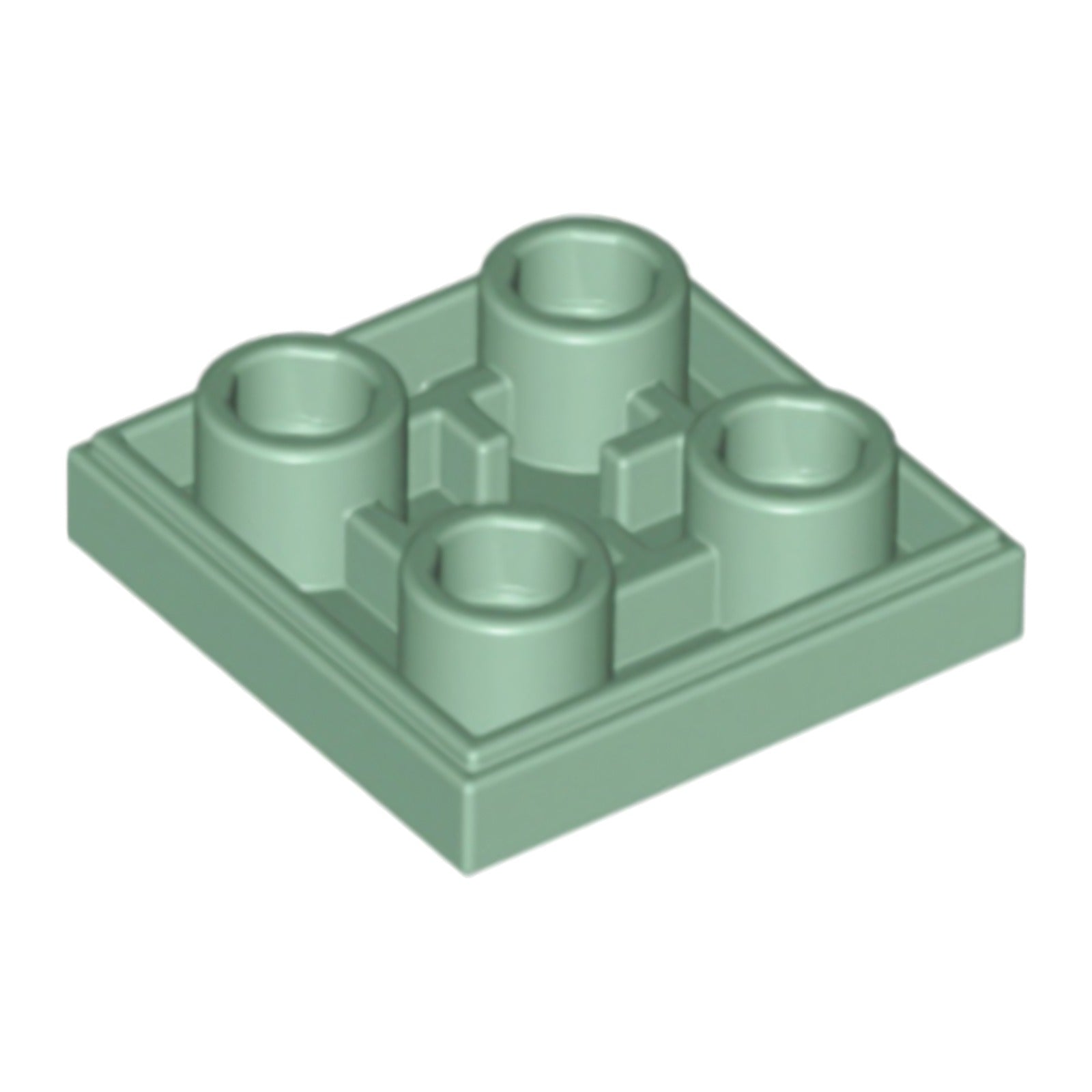 LEGO Tiles (modified) - 2 x 2 (inverted)