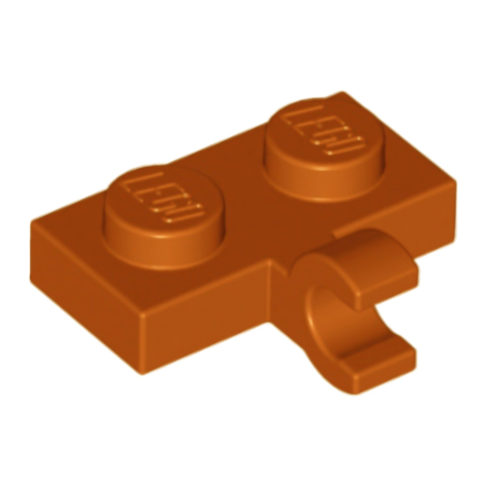 LEGO Platte modifiziert 1 x 2 mit Clip Horizontal auf Seite (11476)