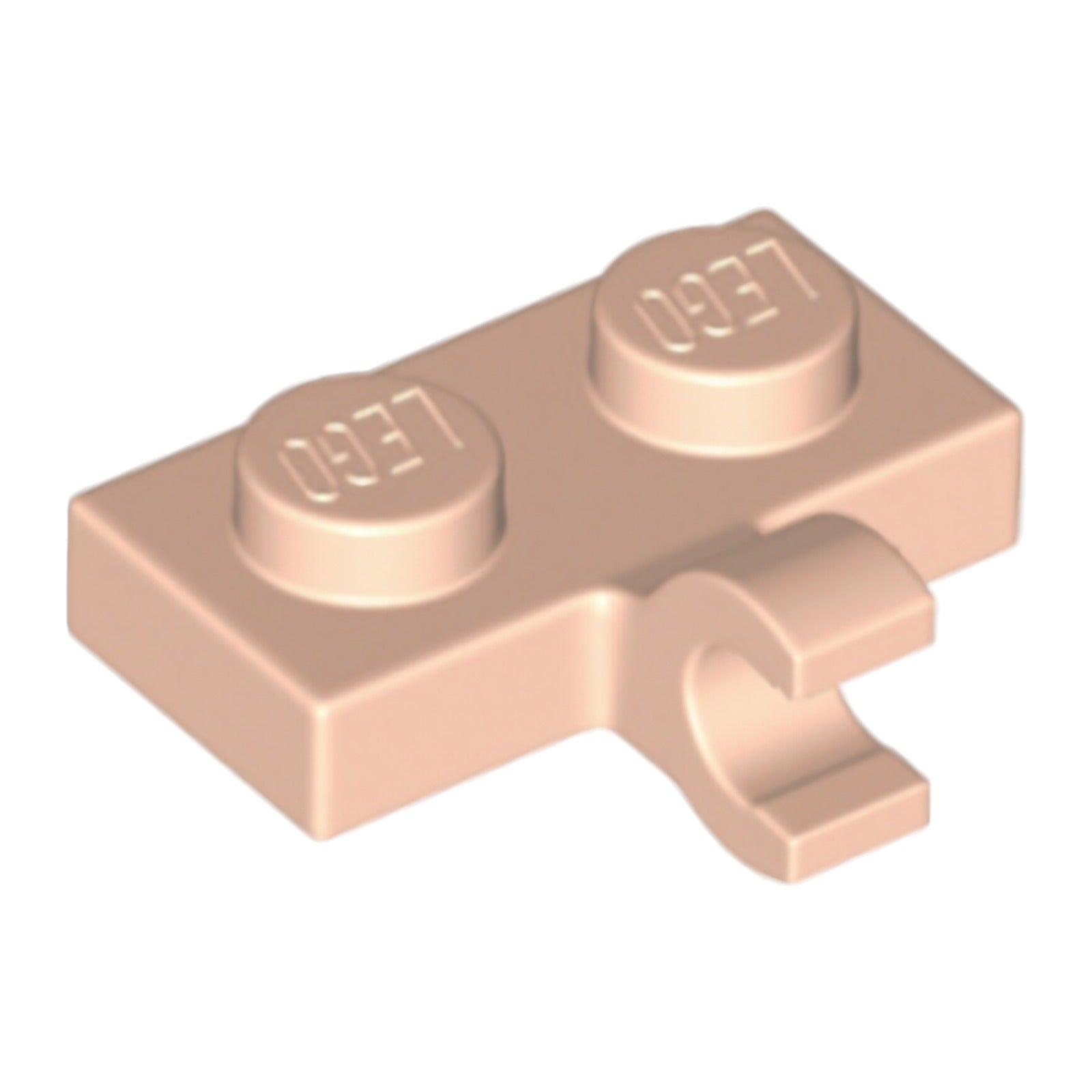 LEGO Platte modifiziert 1 x 2 mit Clip Horizontal auf Seite (11476)