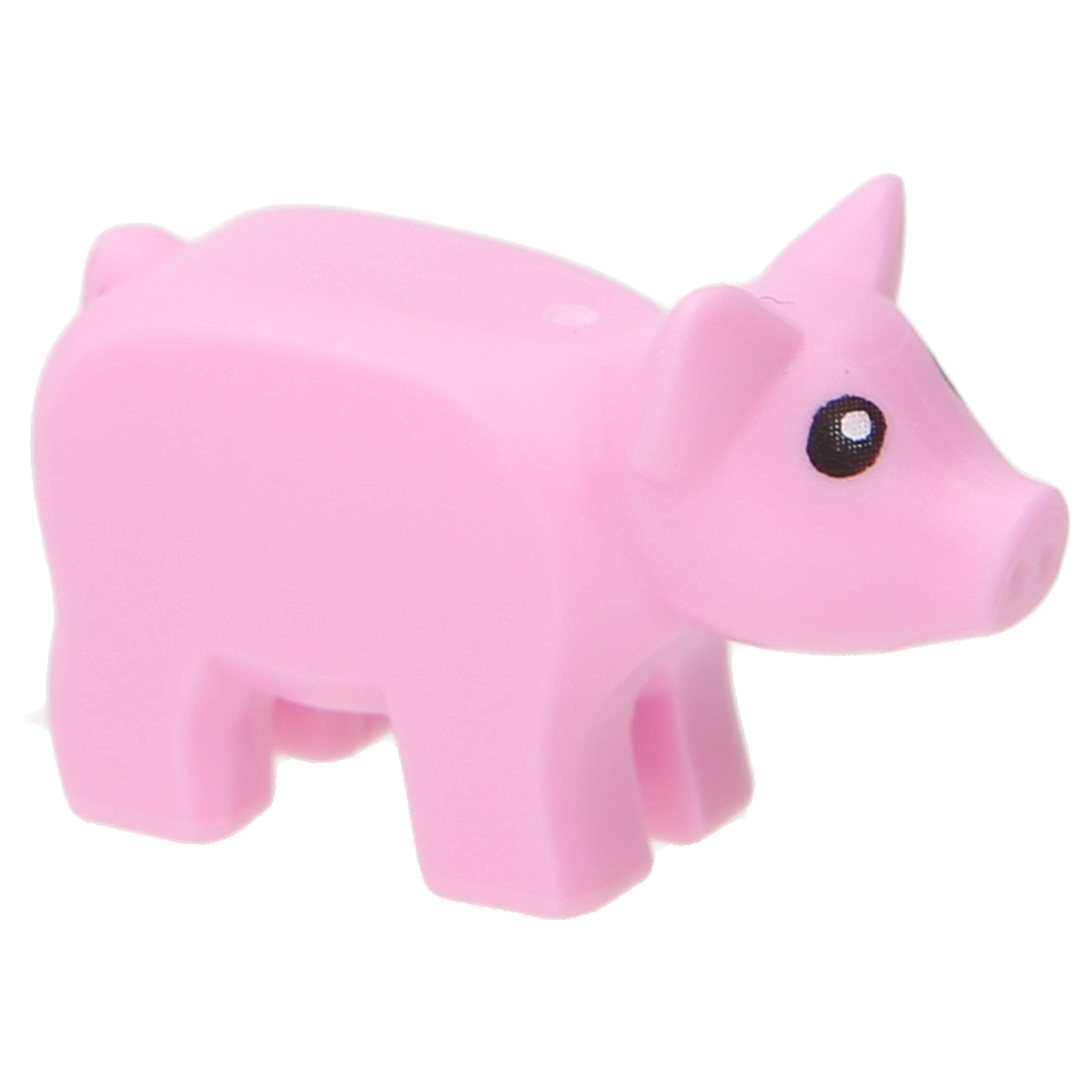 LEGO farm animals - piggy with black eyes