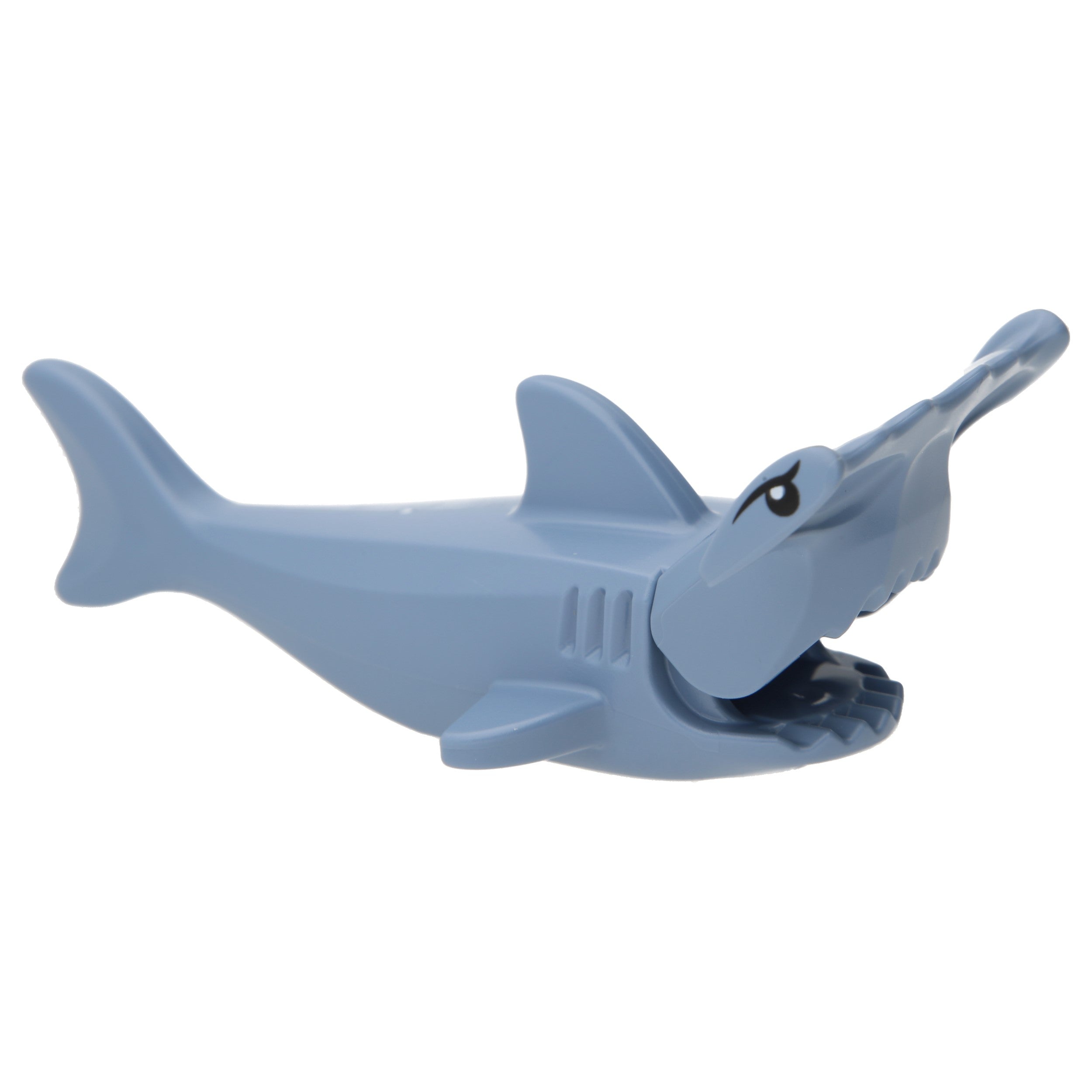 LEGO Sea and Sea Creatures - Hammerhead Shark with Black Eyes (Sand Blue)