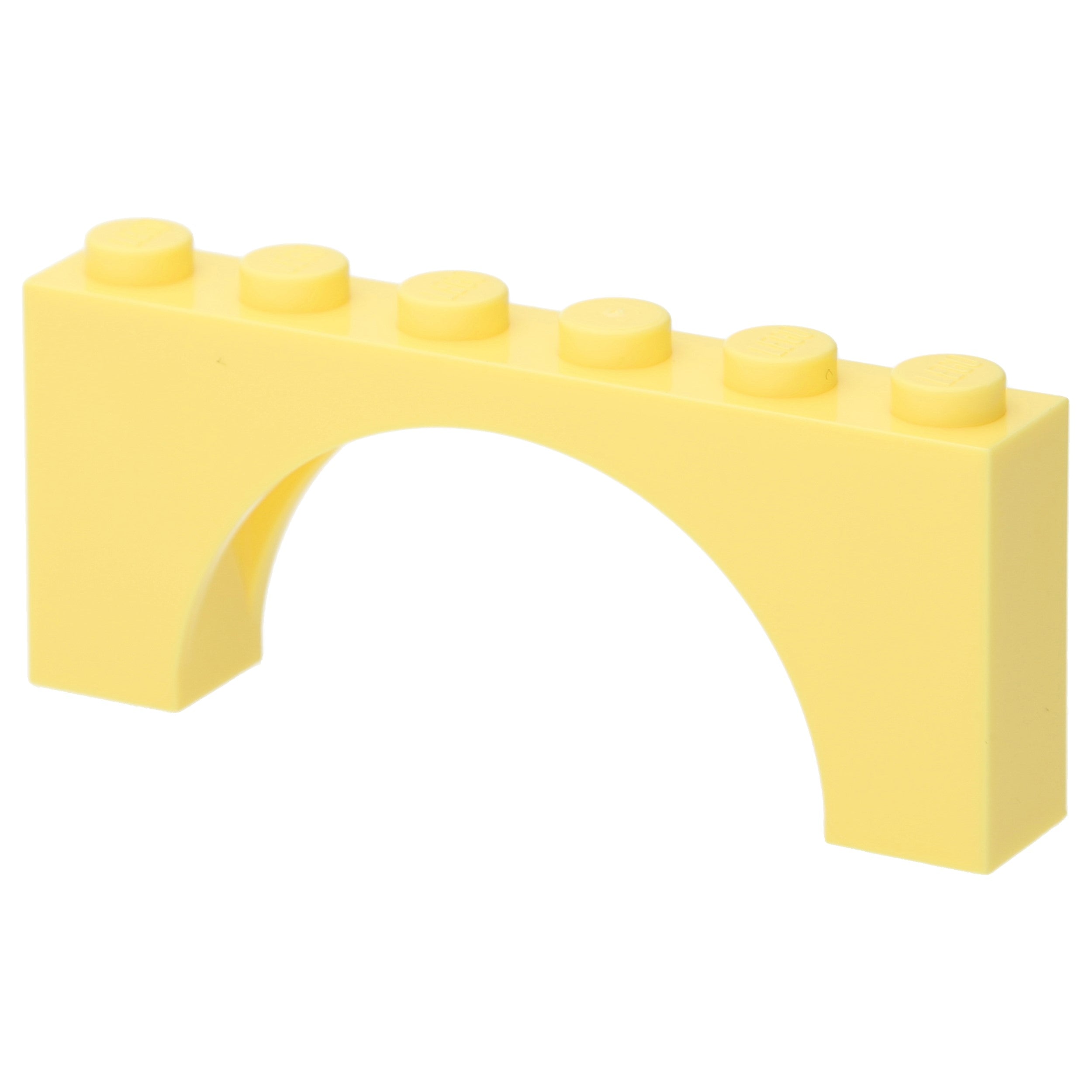 LEGO Arch Bricks - 1 x 6 x 2 (medium thickness at top)