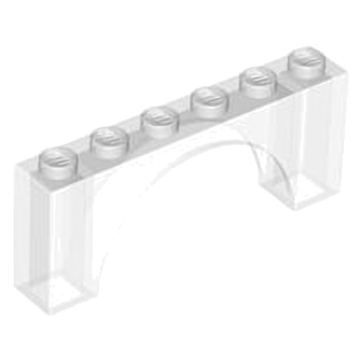 LEGO Arch Bricks - 1 x 6 x 2 (medium thickness at top)