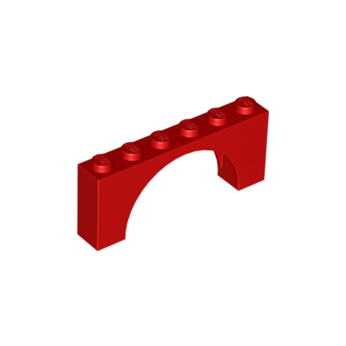 LEGO Arch Bricks - 1 x 6 x 2 (medium thickness at top)