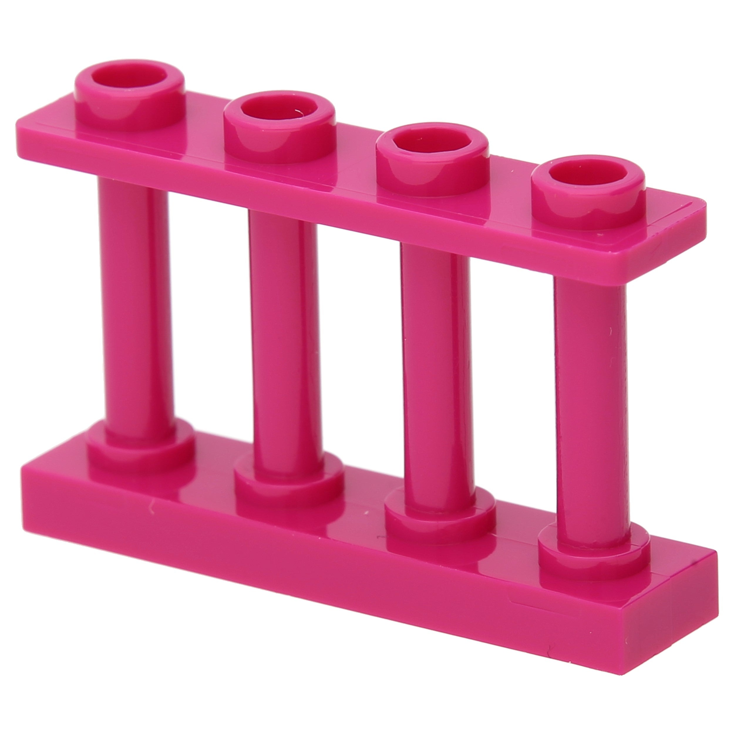 LEGO Fences – 1 x 4 x 2 with spindles and 4 studs