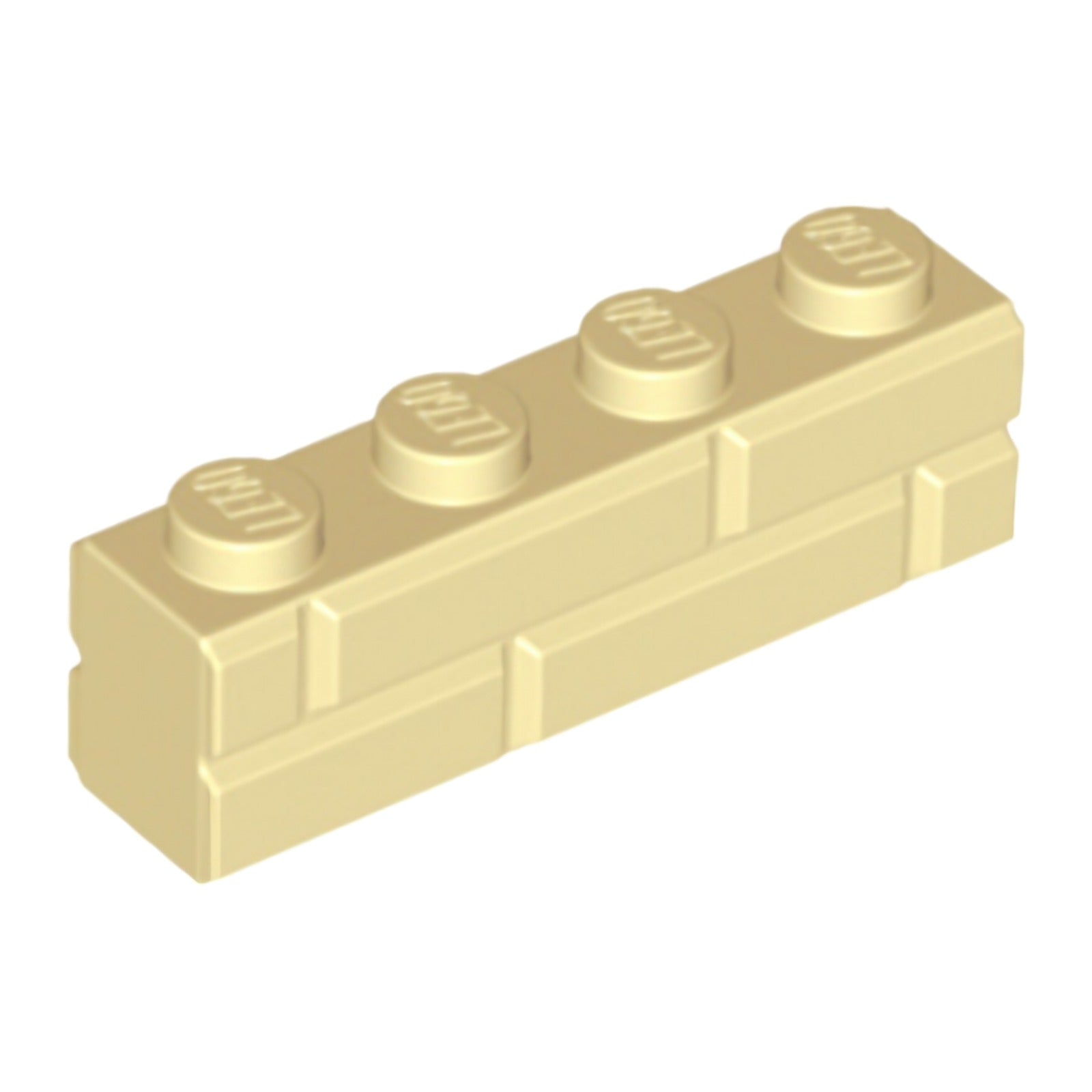 LEGO Stein modifiziert 1 x 4 mit Mauerwerk Profile (Stein Profile) (15533)