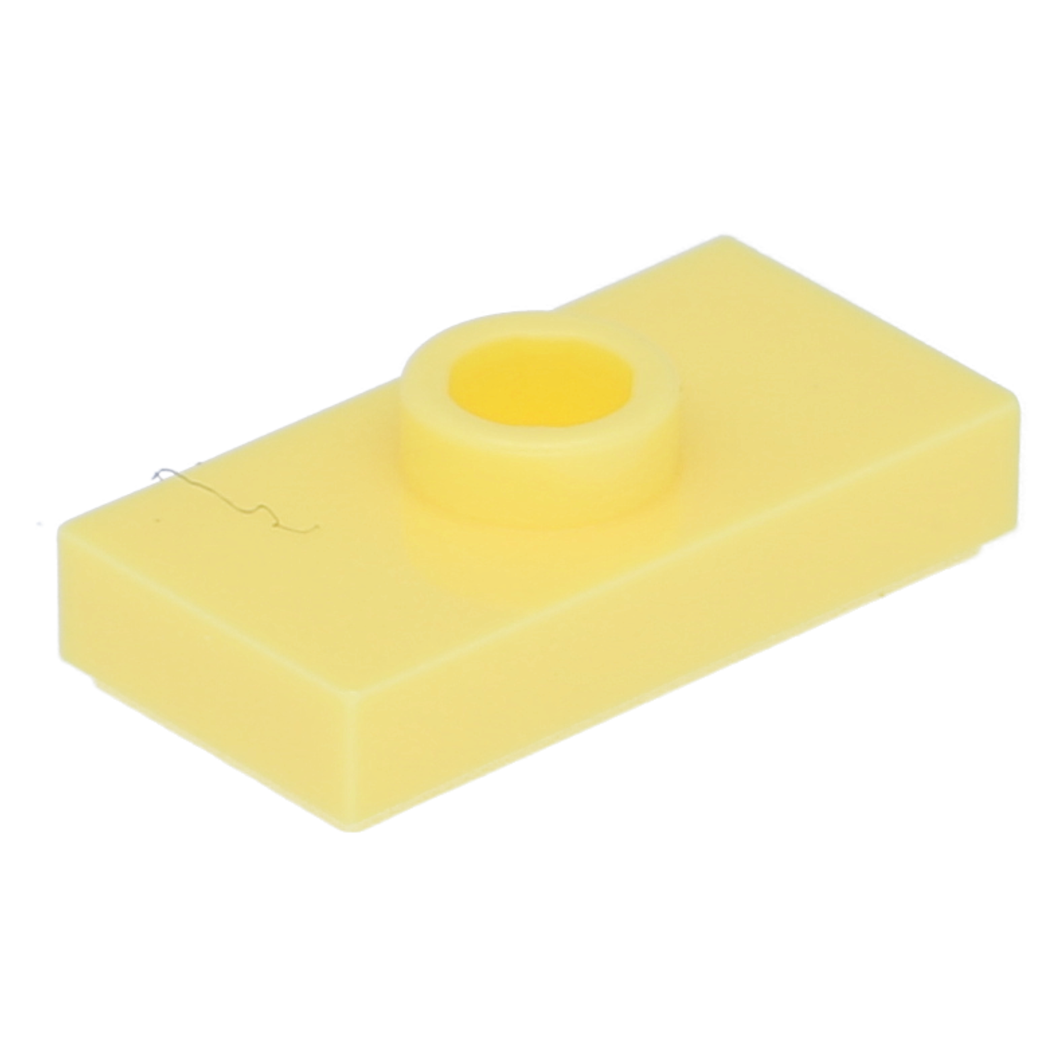 LEGO Plates (modified) - 1 x 2 with 1 stud and lower stud holder