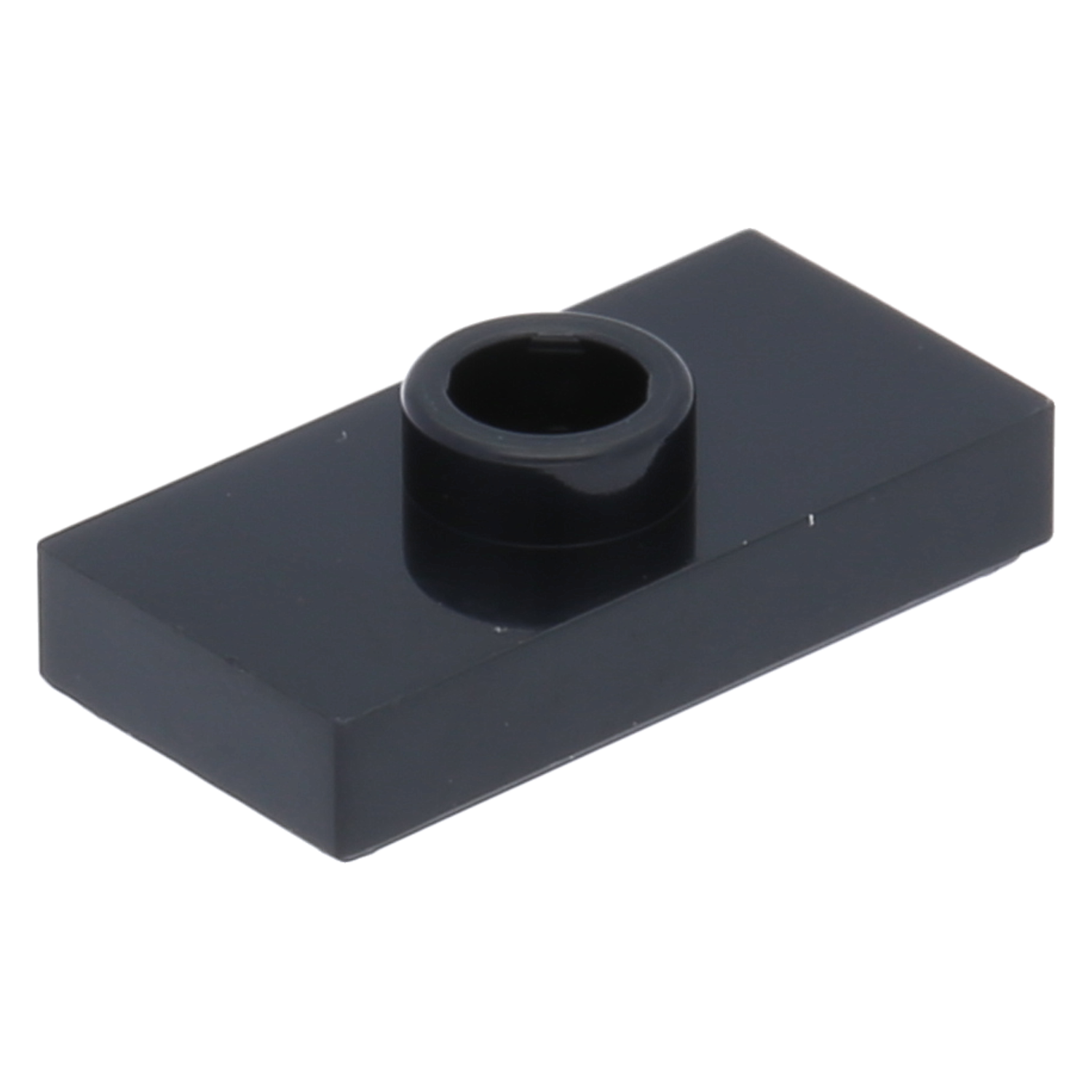 LEGO Plates (modified) - 1 x 2 with 1 stud and lower stud holder