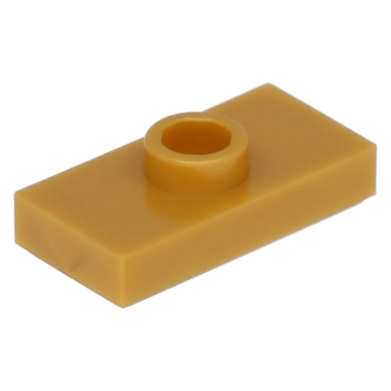 LEGO Plates (modified) - 1 x 2 with 1 stud and lower stud holder