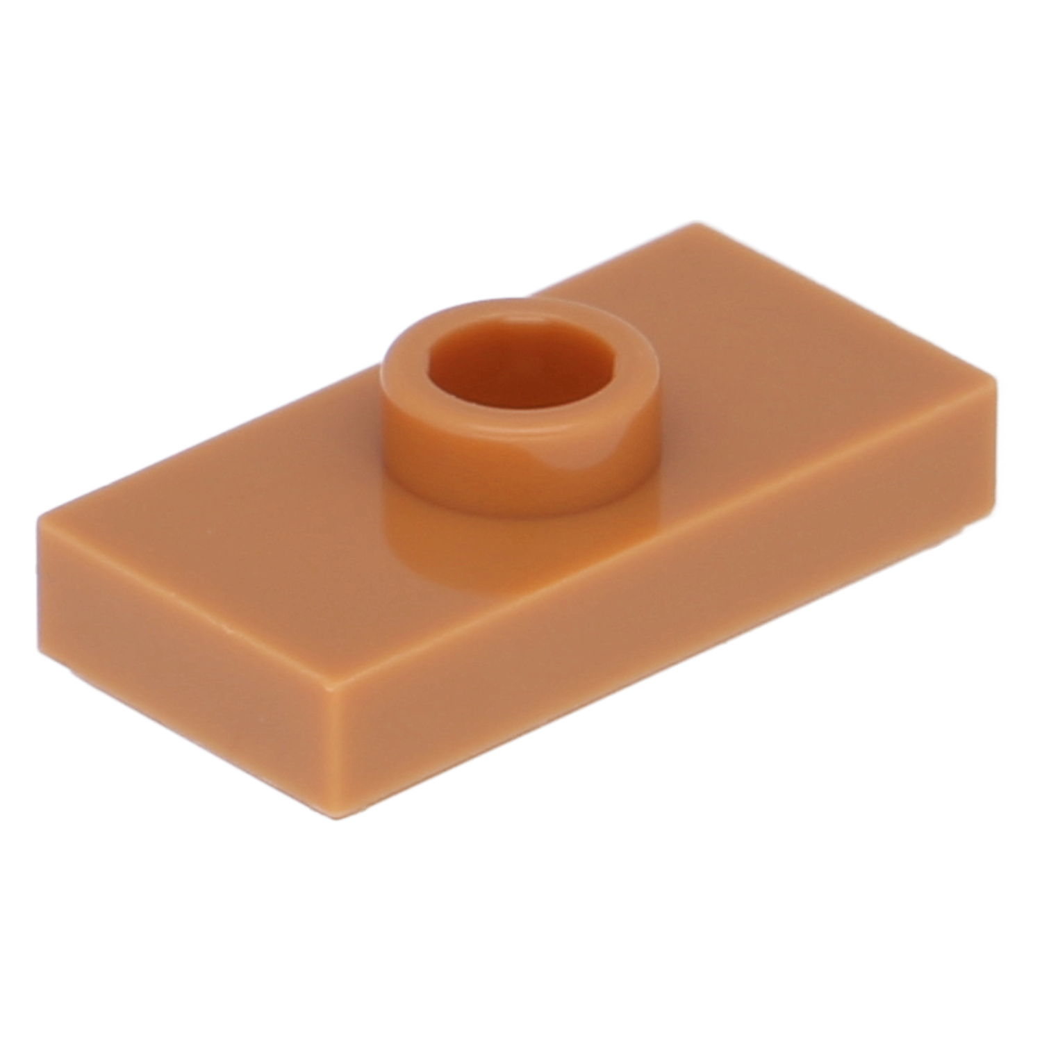 LEGO Plates (modified) - 1 x 2 with 1 stud and lower stud holder