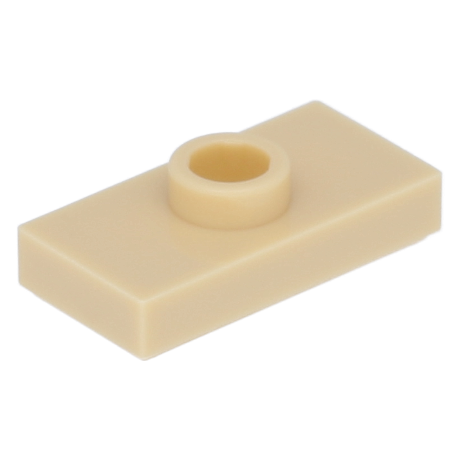 LEGO Plates (modified) - 1 x 2 with 1 stud and lower stud holder