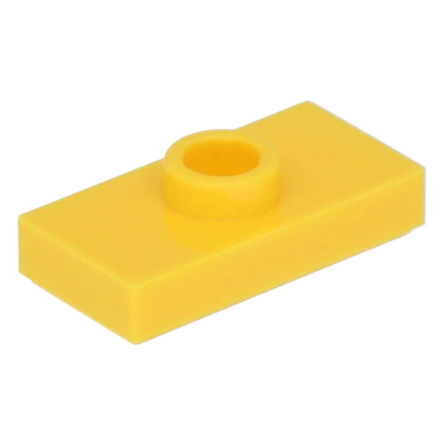 LEGO Plates (modified) - 1 x 2 with 1 stud and lower stud holder