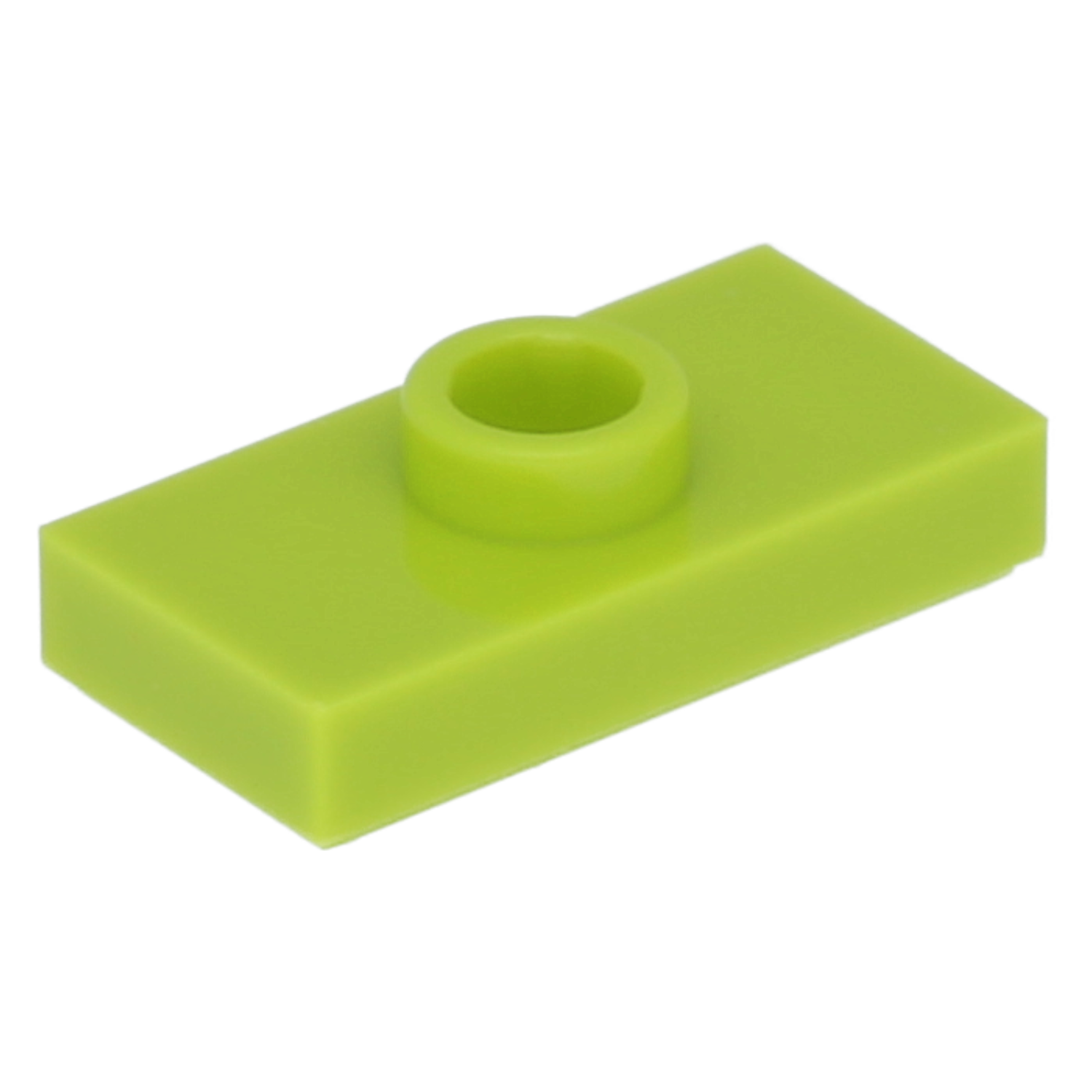 LEGO Plates (modified) - 1 x 2 with 1 stud and lower stud holder