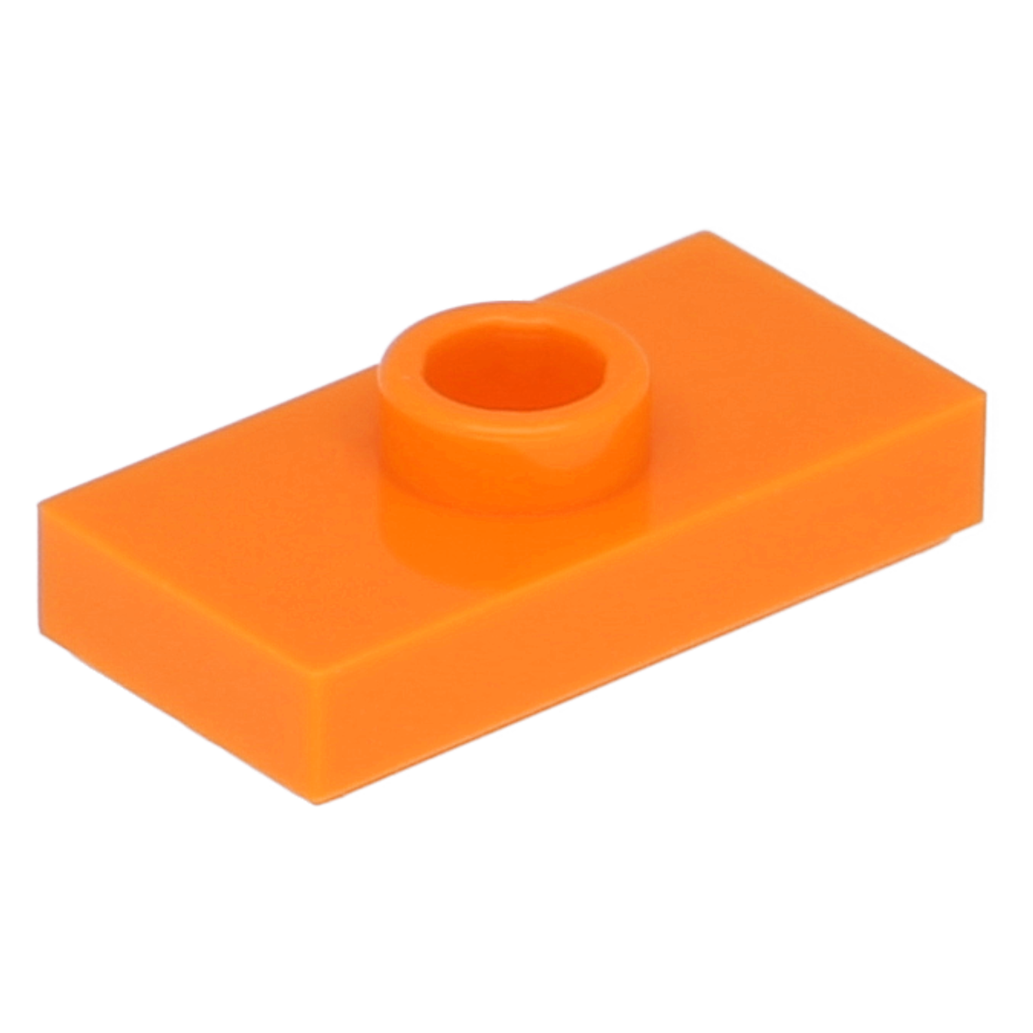 LEGO Plates (modified) - 1 x 2 with 1 stud and lower stud holder