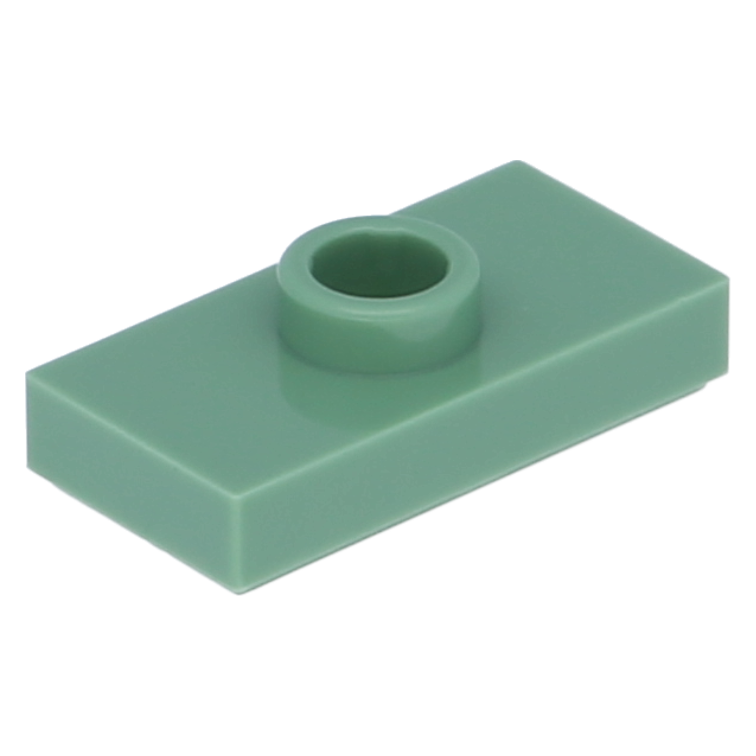 LEGO Plates (modified) - 1 x 2 with 1 stud and lower stud holder