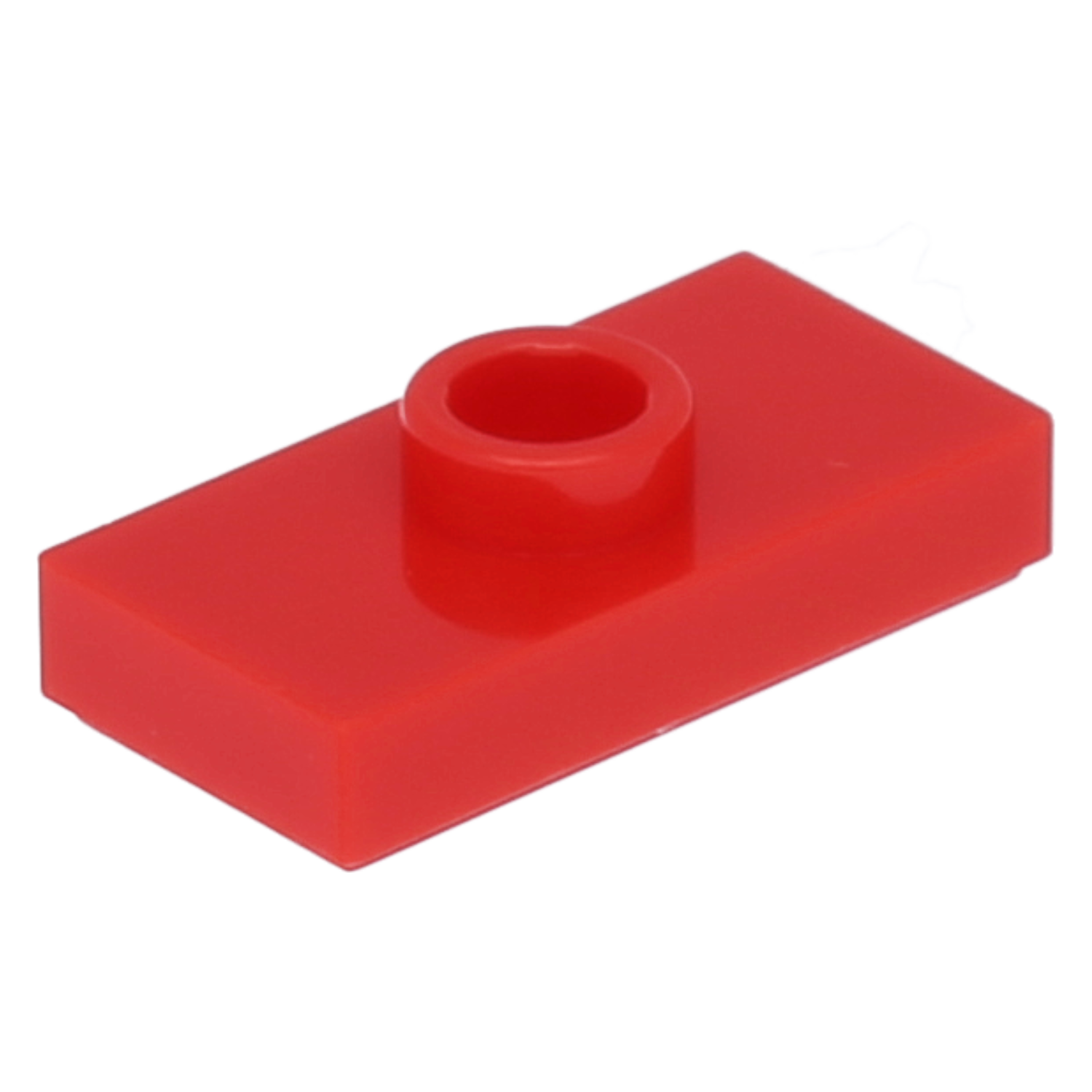 LEGO Plates (modified) - 1 x 2 with 1 stud and lower stud holder