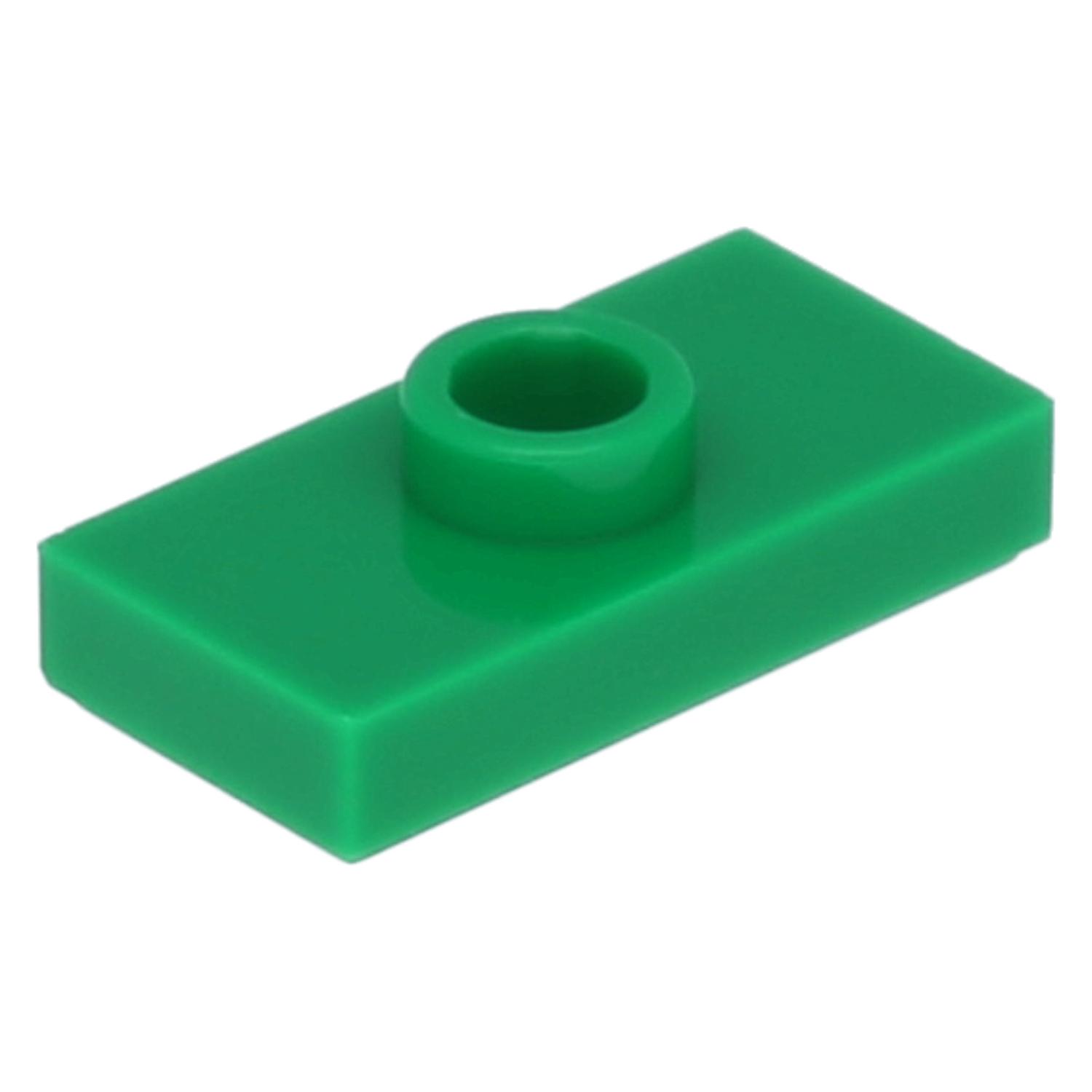 LEGO Plates (modified) - 1 x 2 with 1 stud and lower stud holder