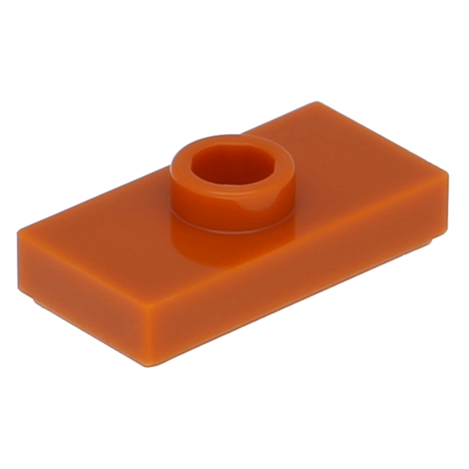 LEGO Plates (modified) - 1 x 2 with 1 stud and lower stud holder