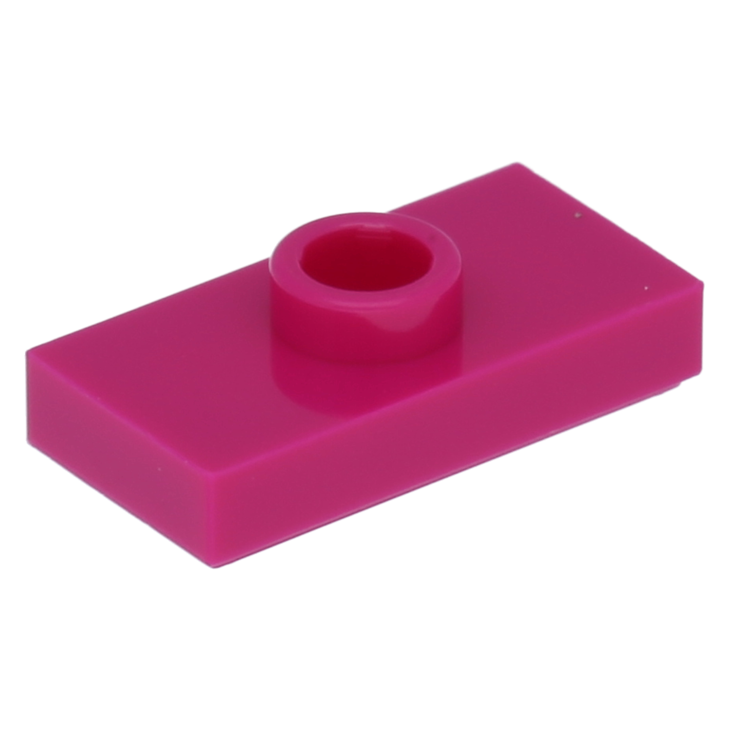 LEGO Plates (modified) - 1 x 2 with 1 stud and lower stud holder