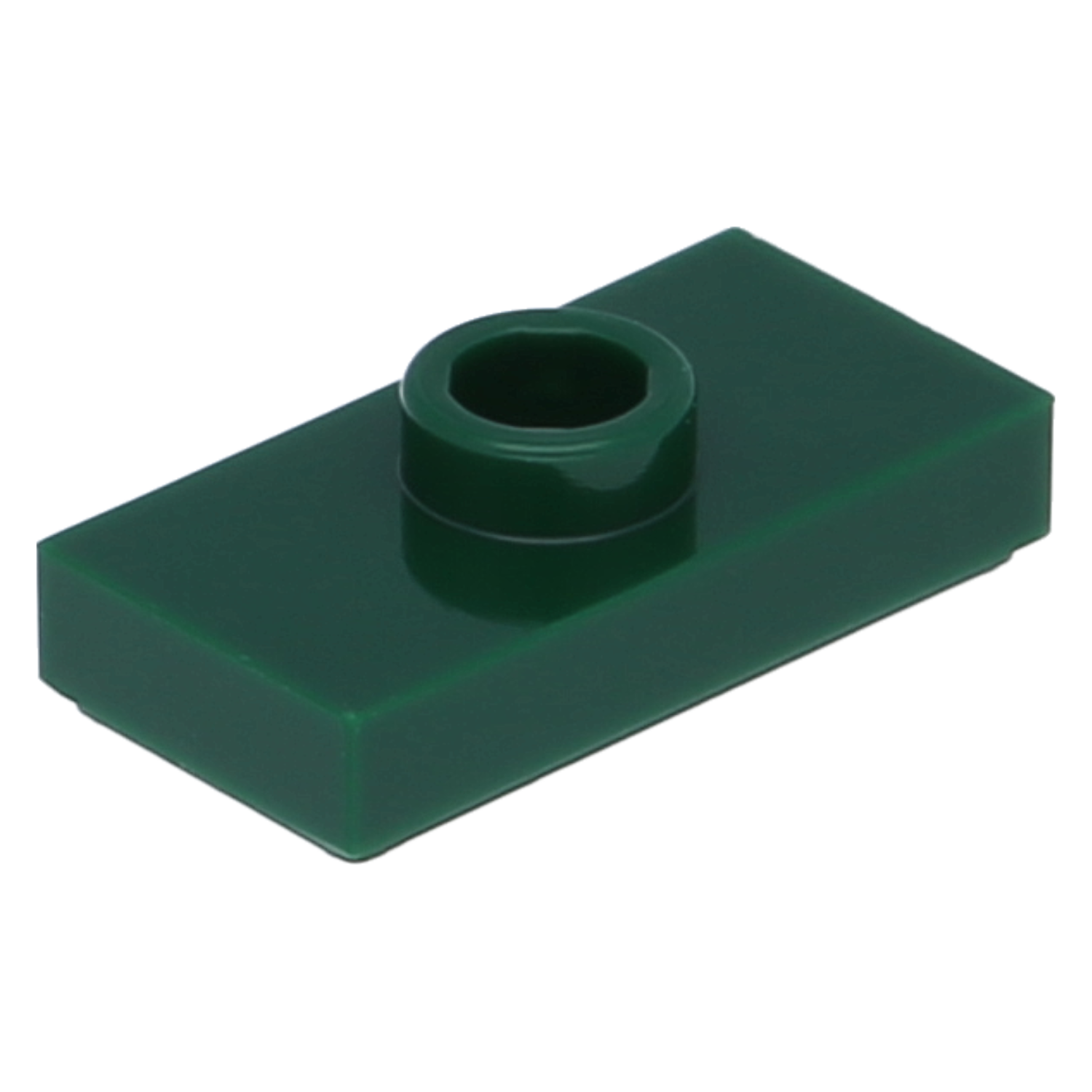 LEGO Plates (modified) - 1 x 2 with 1 stud and lower stud holder