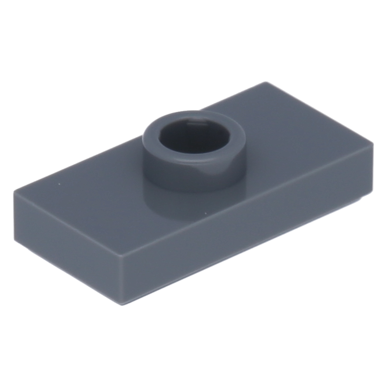 LEGO Plates (modified) - 1 x 2 with 1 stud and lower stud holder