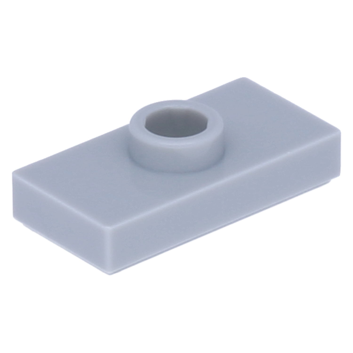 LEGO Plates (modified) - 1 x 2 with 1 stud and lower stud holder