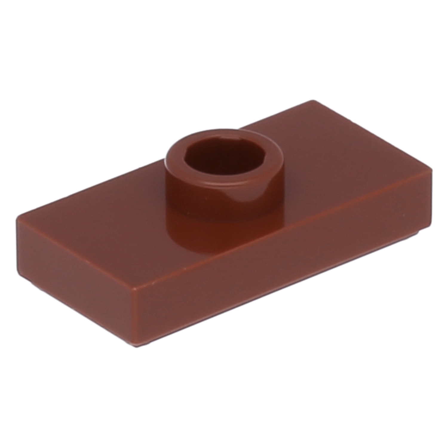 LEGO Plates (modified) - 1 x 2 with 1 stud and lower stud holder