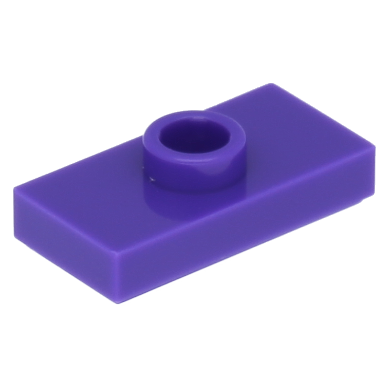 LEGO Plates (modified) - 1 x 2 with 1 stud and lower stud holder