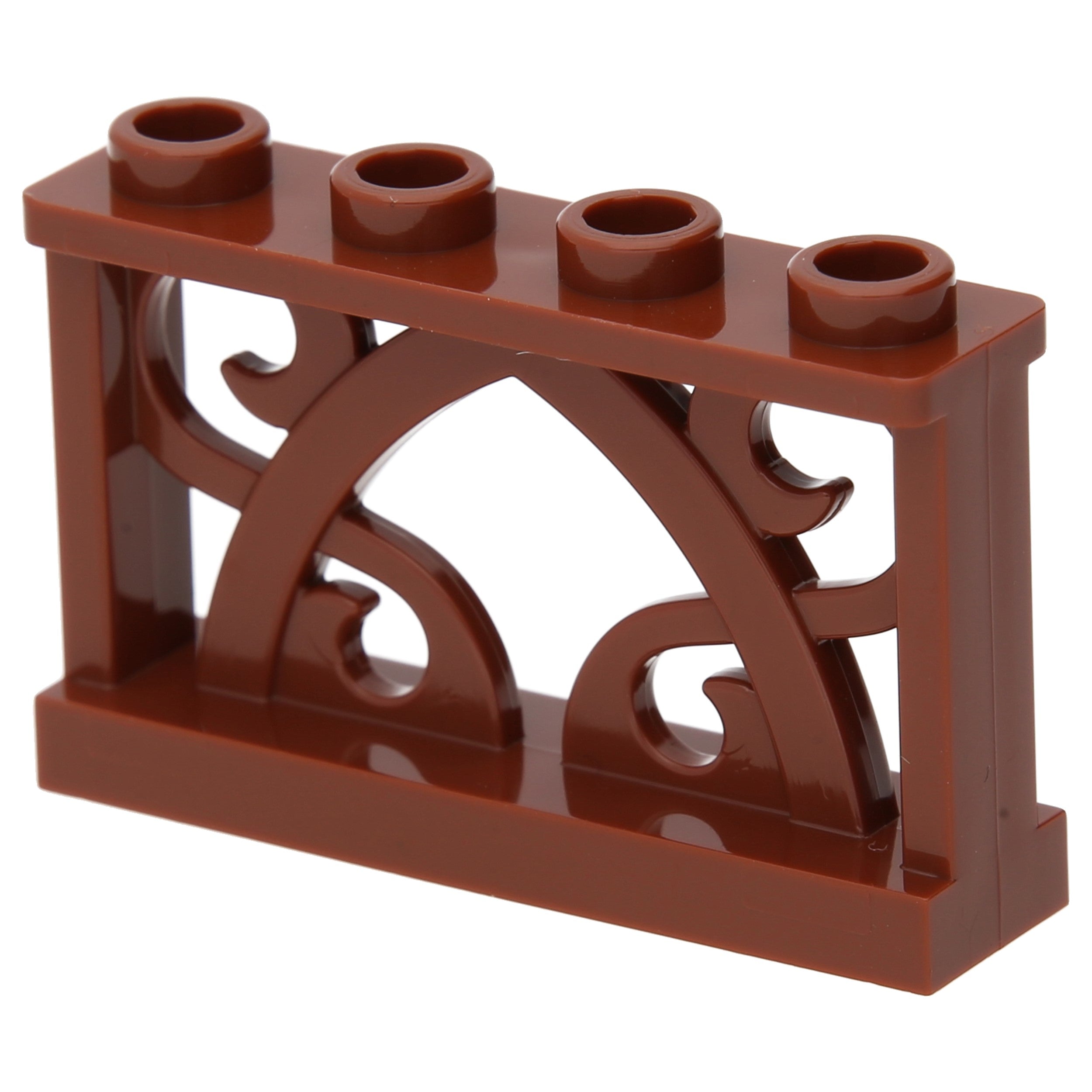 LEGO Fences – 1 x 4 x 2 with ornaments and 4 studs