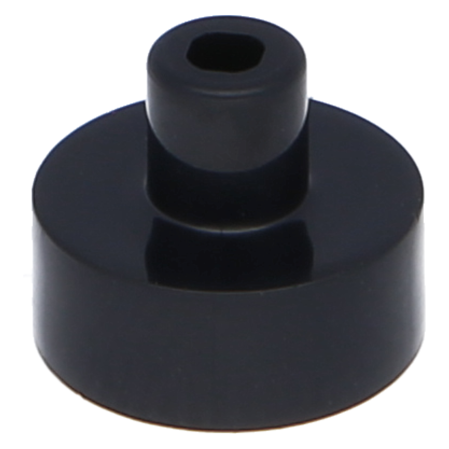 LEGO Tiles (modified) - 1 x 1 round with rod and pin holder