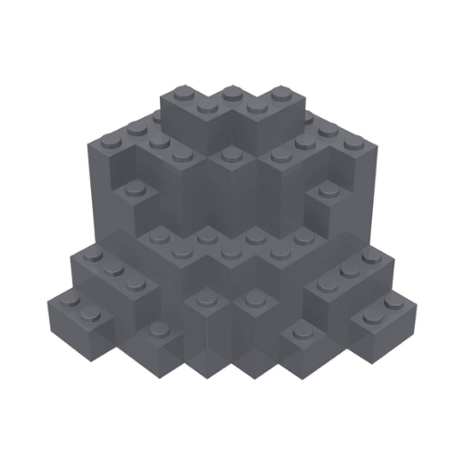 LEGO Fels Paneel 8 x 8 x 6 mittel symmetrisch (MURP) (23996) – Farbe wählbar