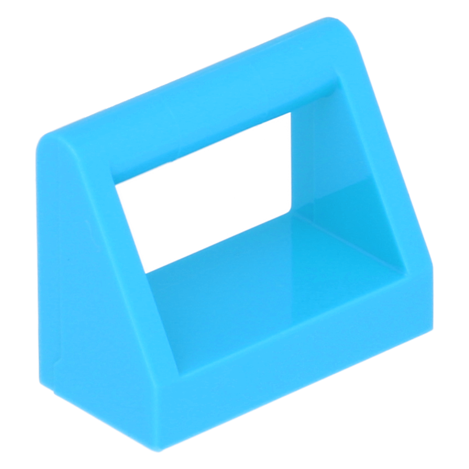 LEGO tiles (modified) - 1 x 2 with handle (iron)