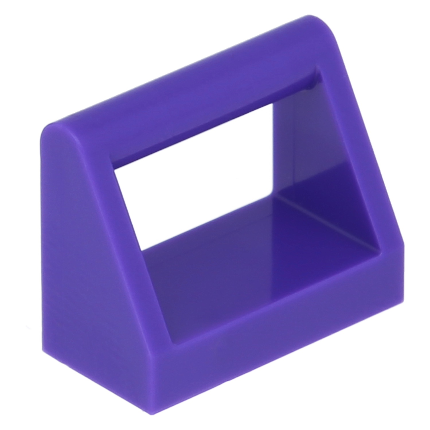LEGO tiles (modified) - 1 x 2 with handle (iron)