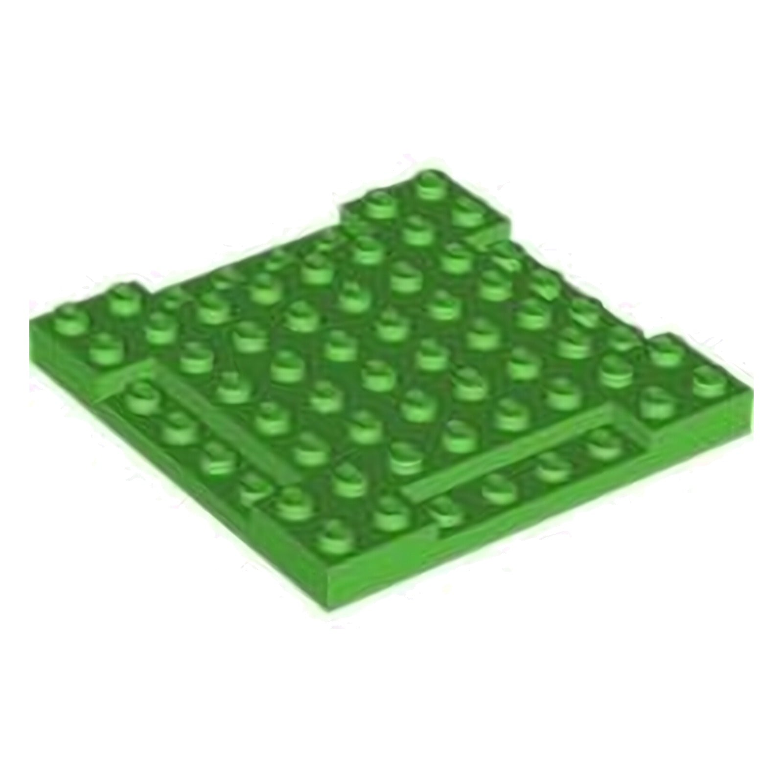 LEGO Stein modifiziert 8 x 8 x 2/3 mit 1 x 4 Einbuchtungen (2628)