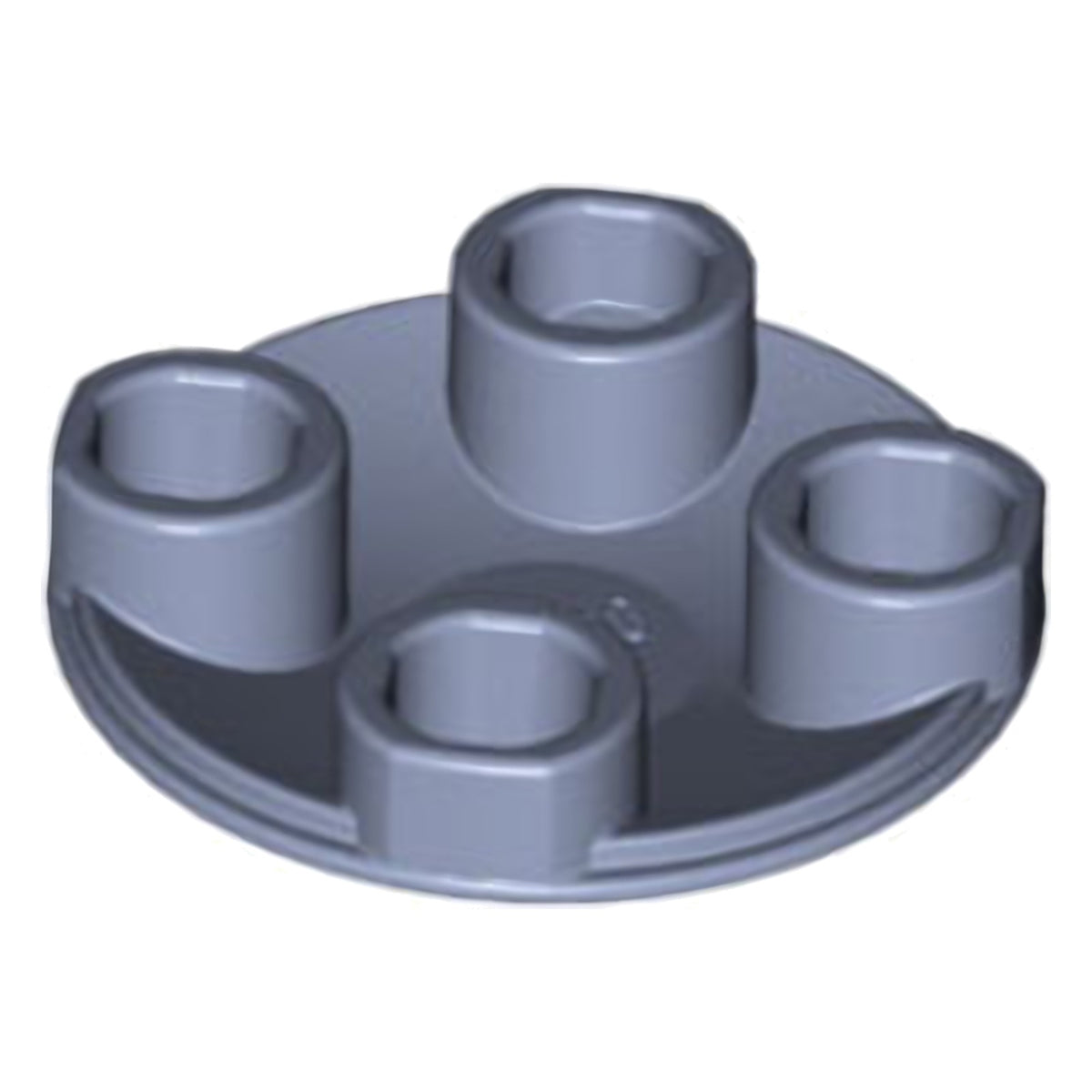 LEGO Platten (modifiziert) - 2 x 2 mit runder Unterseite (rund)