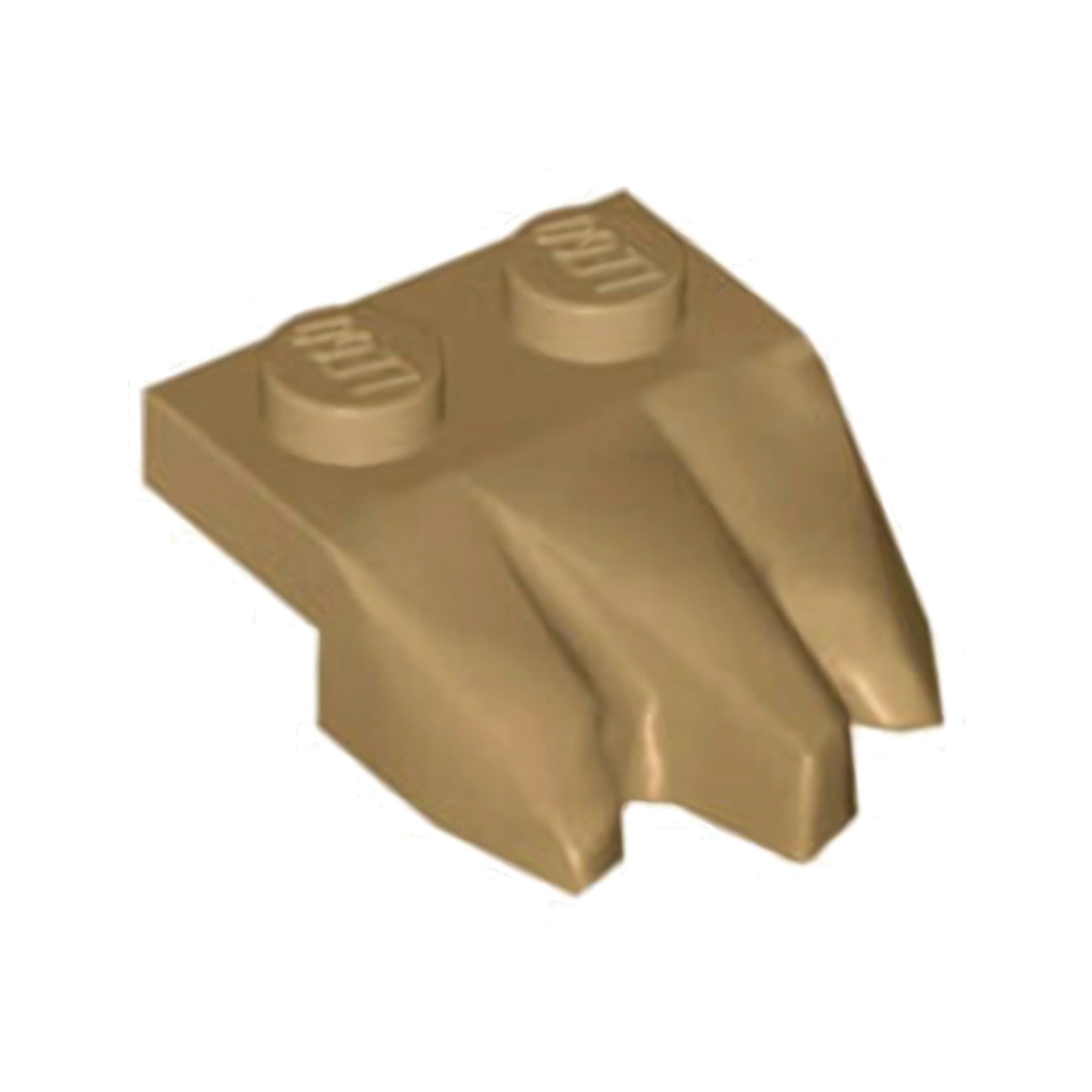 LEGO Platte modifiziert 1 x 2 mit drei Krallen / Fels Finger (27261)