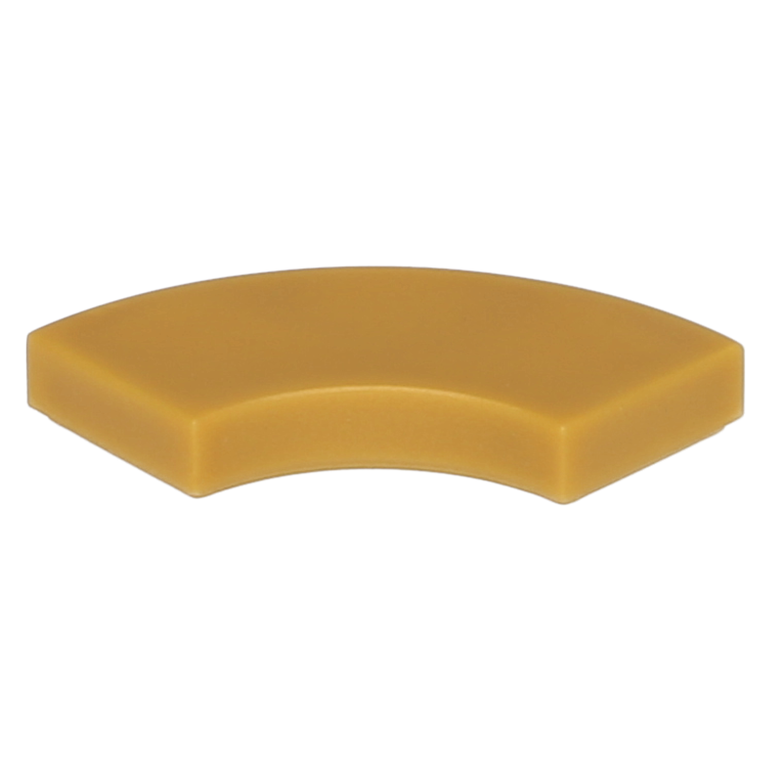 LEGO Tiles (modified) - corner tile 2 x 2 (round, macaroni)