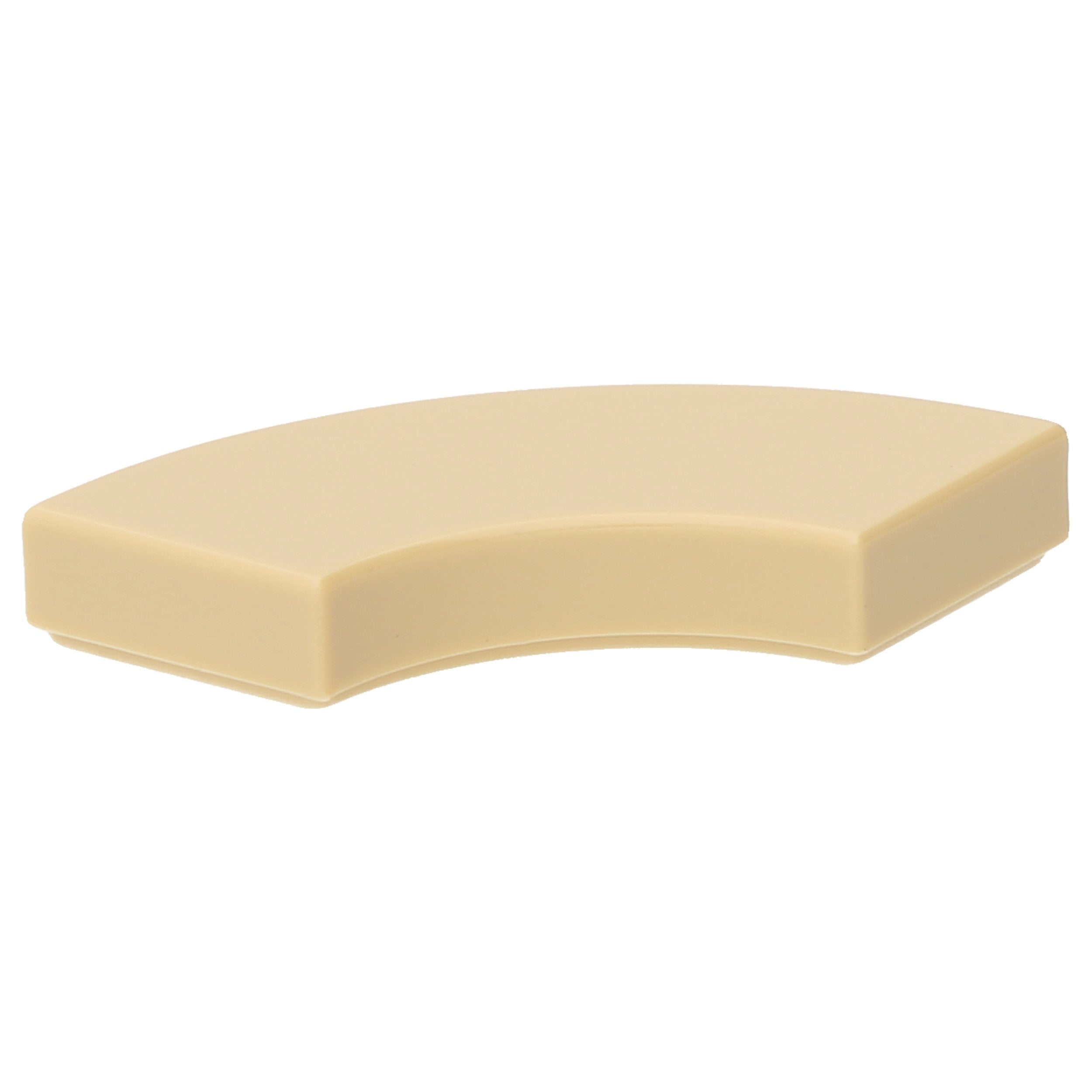 LEGO Tiles (modified) - corner tile 2 x 2 (round, macaroni)