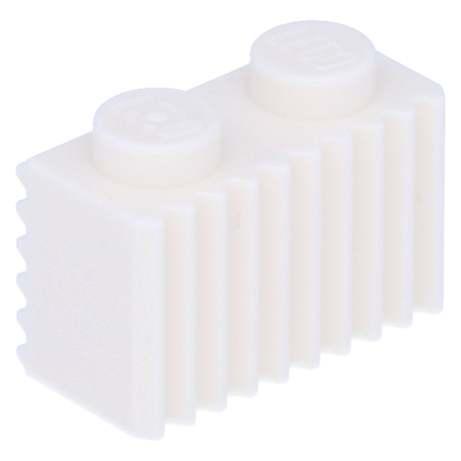 LEGO Bricks (modified) - 1 x 2 with grid (grooved profile)