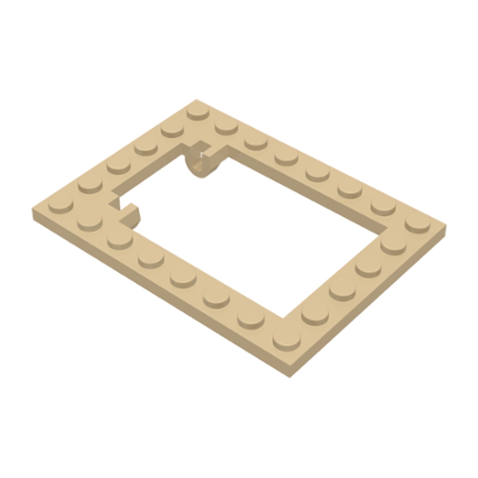 LEGO Platte modifiziert 6 x 8 Fall Tür Rahmen Horizontal (30041) – Farbe wählbar