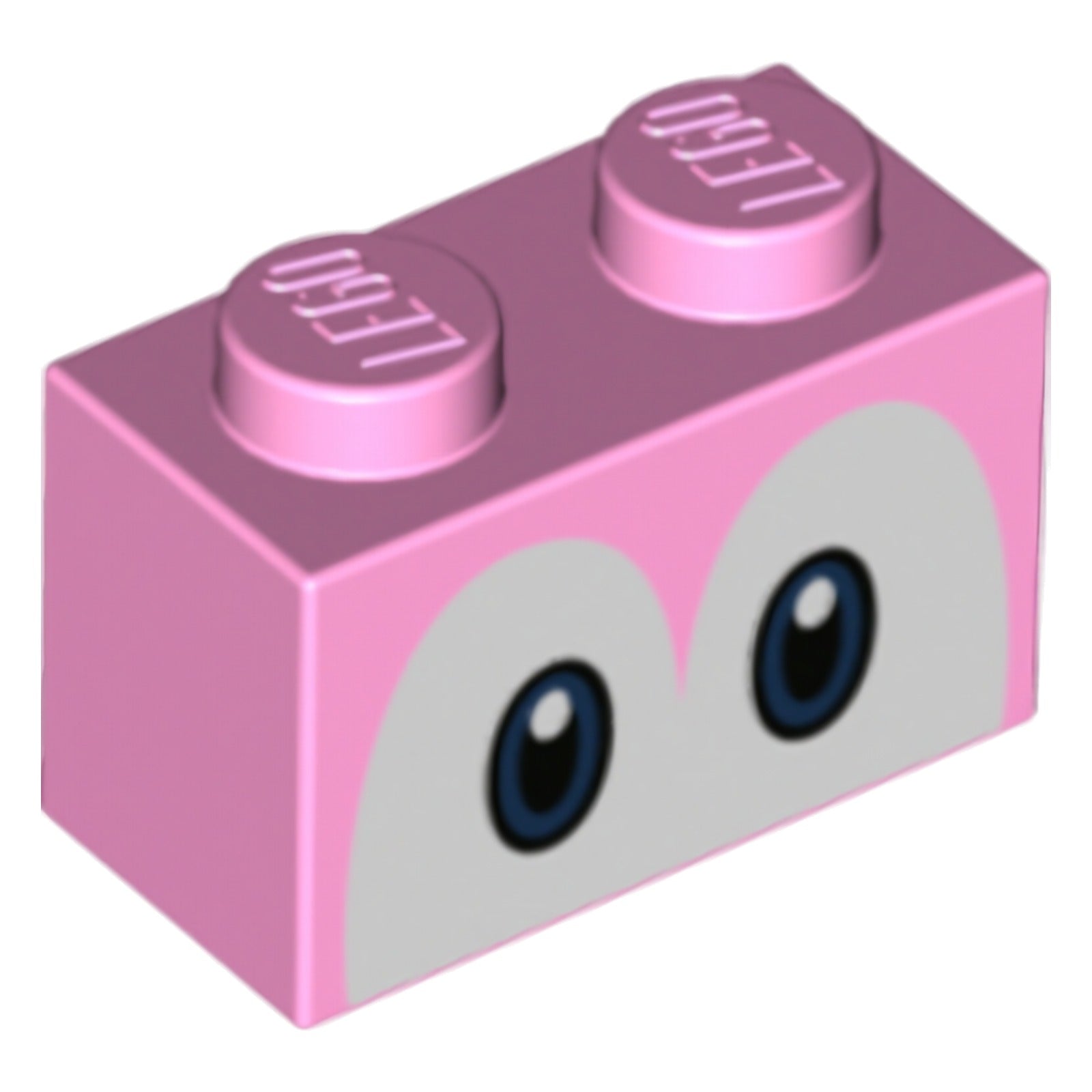 LEGO Stein 1 x 2 mit dunkel blau und schwarz (3004pb206) – Farbe wählbar