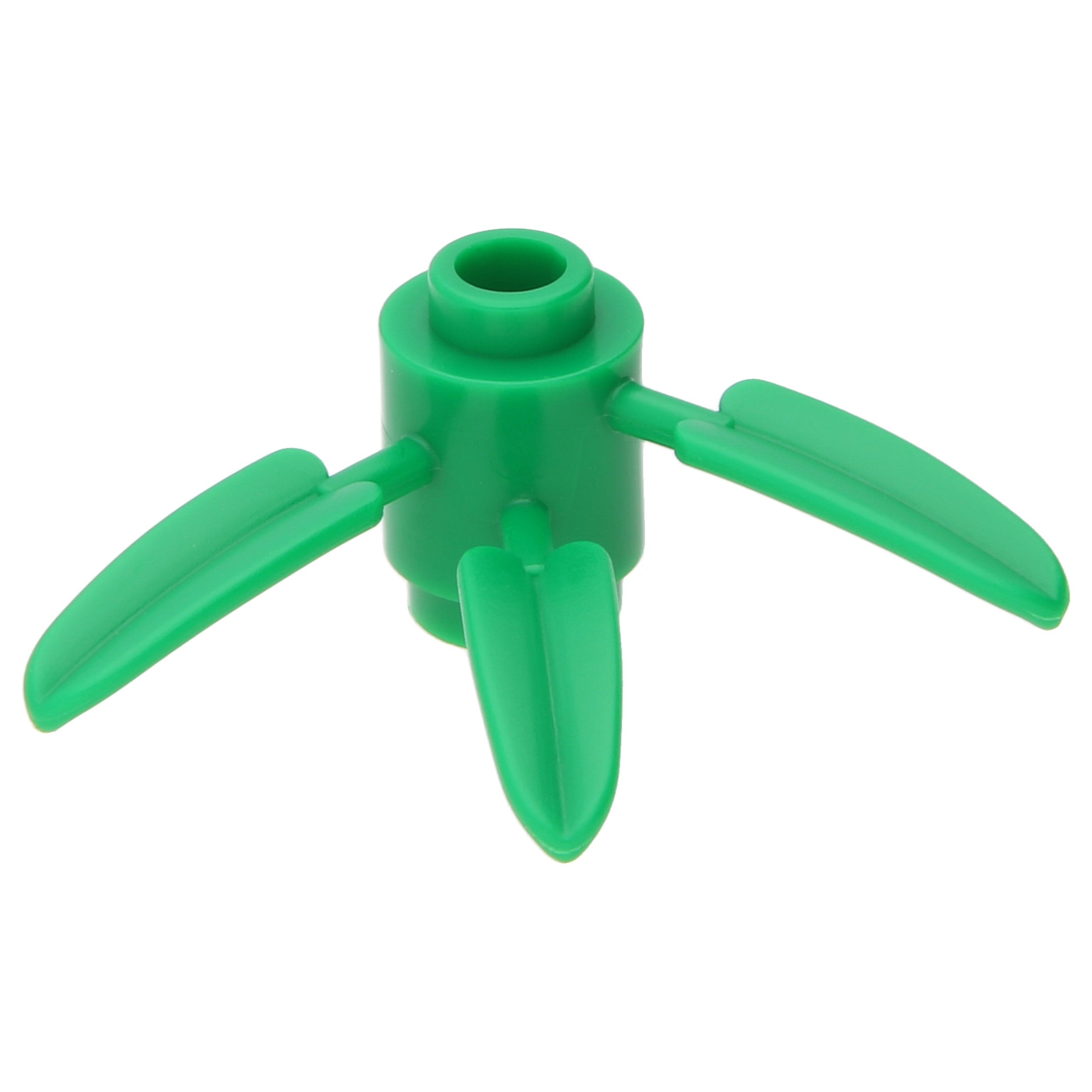 LEGO plants (other) - Brick 1 x 1 mit 3 Bambusblättern
