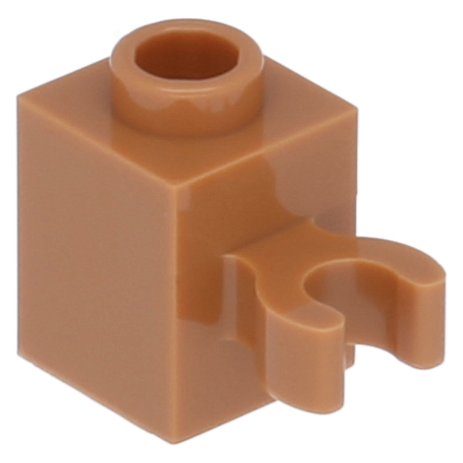 LEGO Steine (modifiziert) - 1 x 1 mit O-Clip (offene Noppe)
