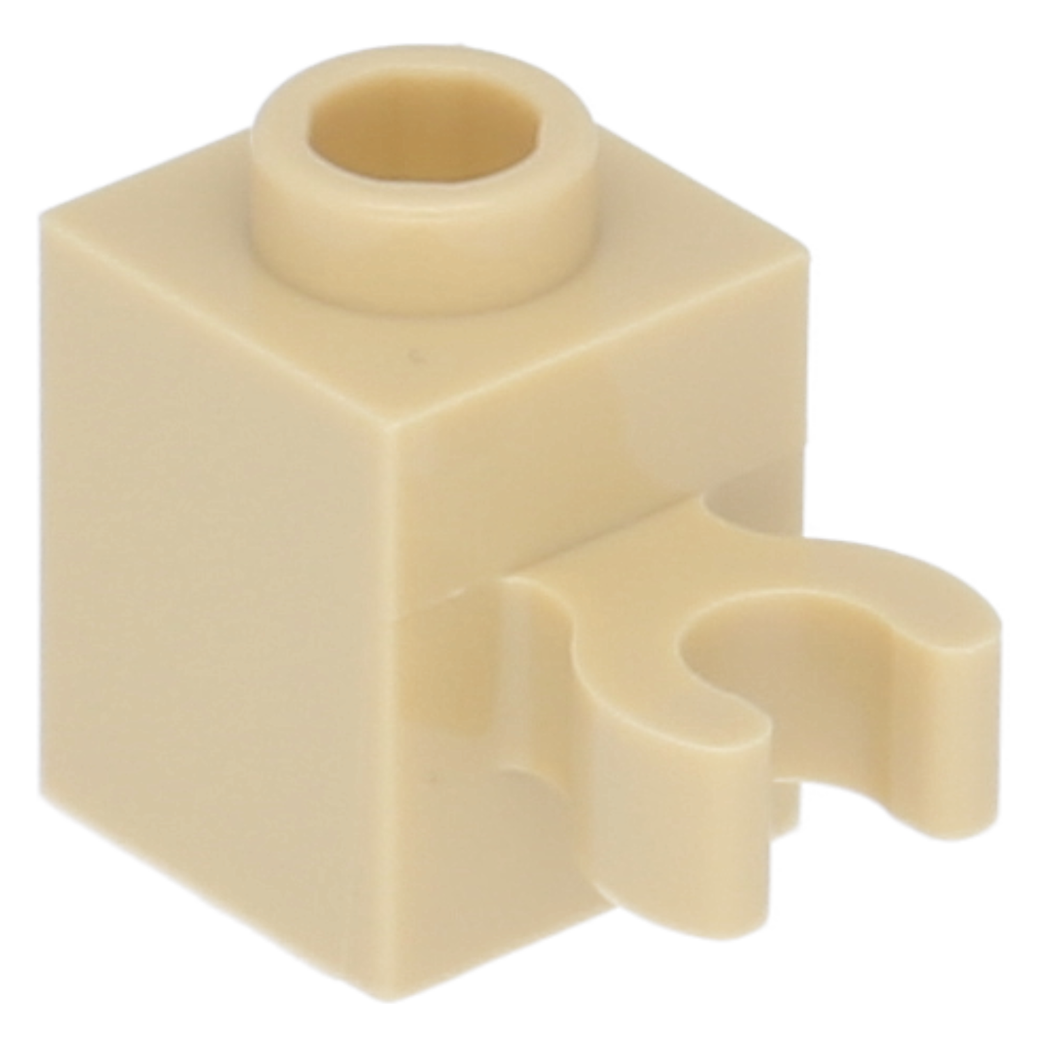 LEGO Steine (modifiziert) - 1 x 1 mit O-Clip (offene Noppe)