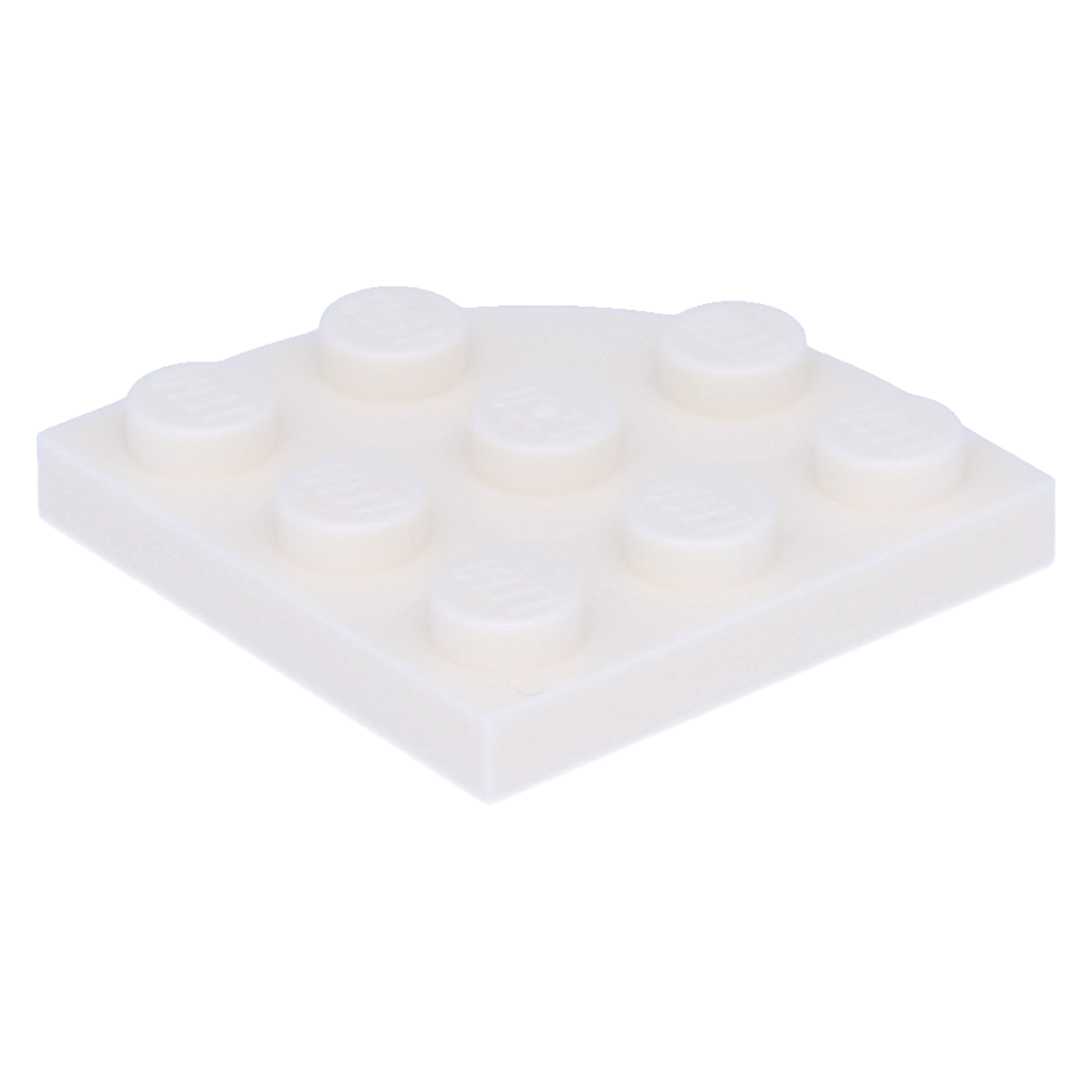 Lego plates (modified) - corner plate 3 x 3 (rounded)