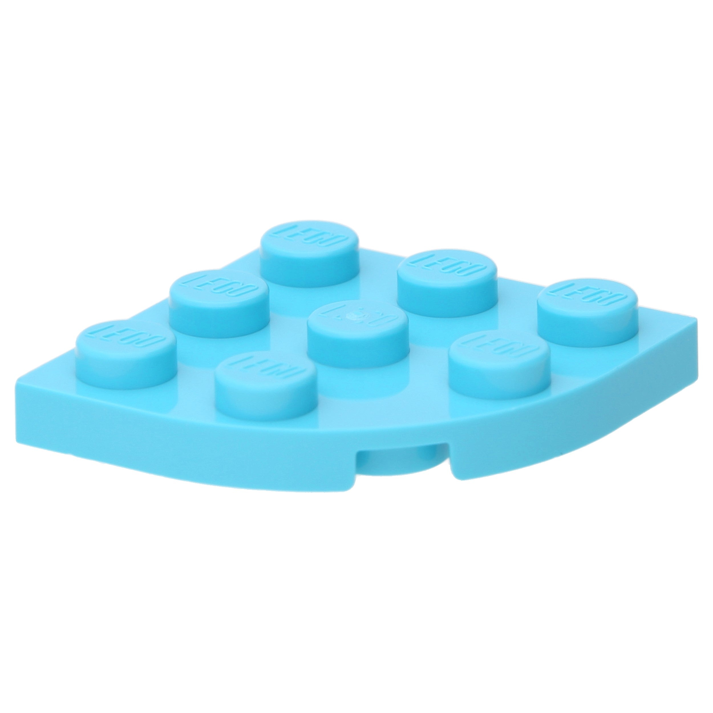 Lego plates (modified) - corner plate 3 x 3 (rounded)