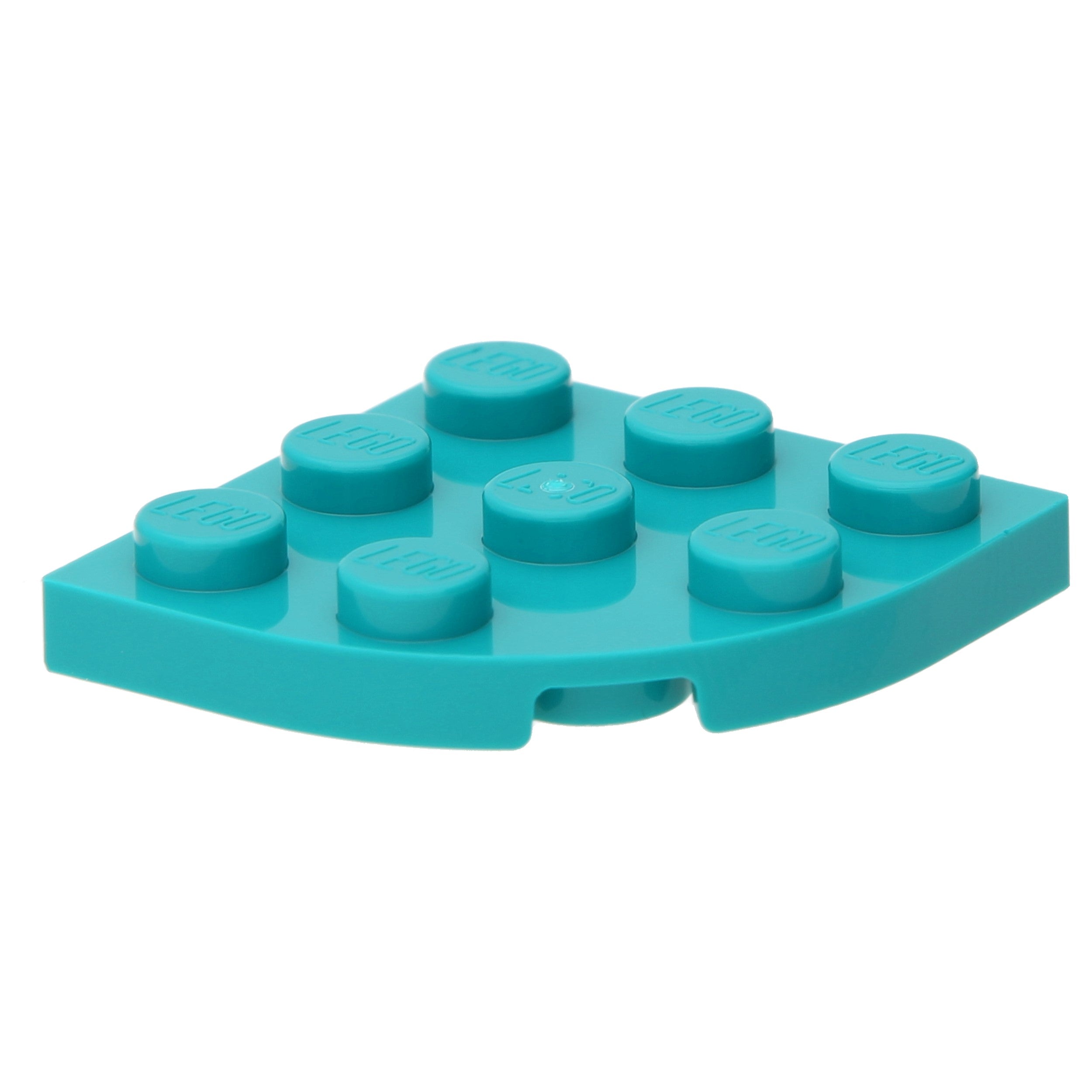 Lego plates (modified) - corner plate 3 x 3 (rounded)